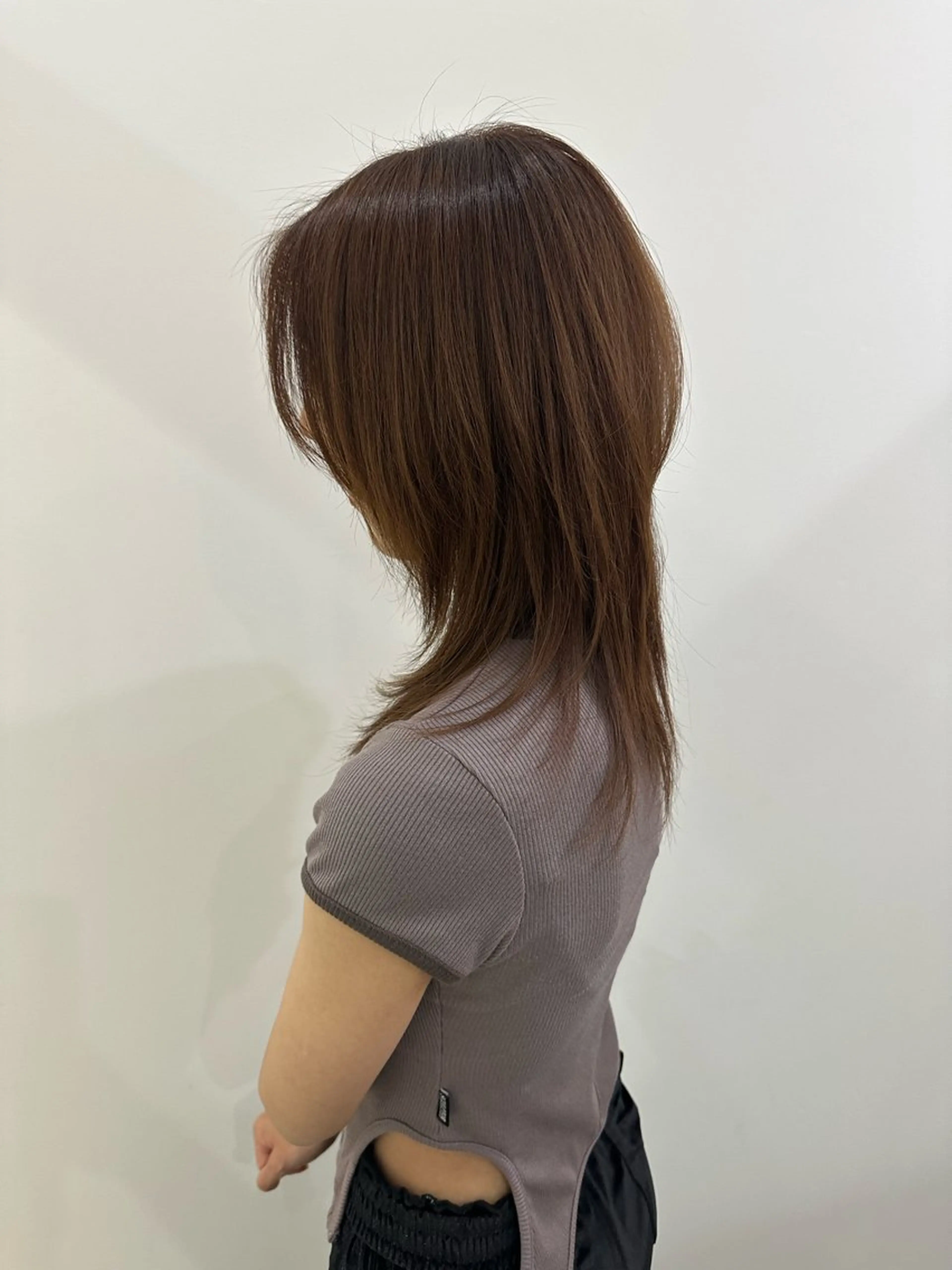 セミロング カラー カット ヘアカラー トリートメント 海外ヘア/透明感カラ ー🍒nao.のヘアスタイル