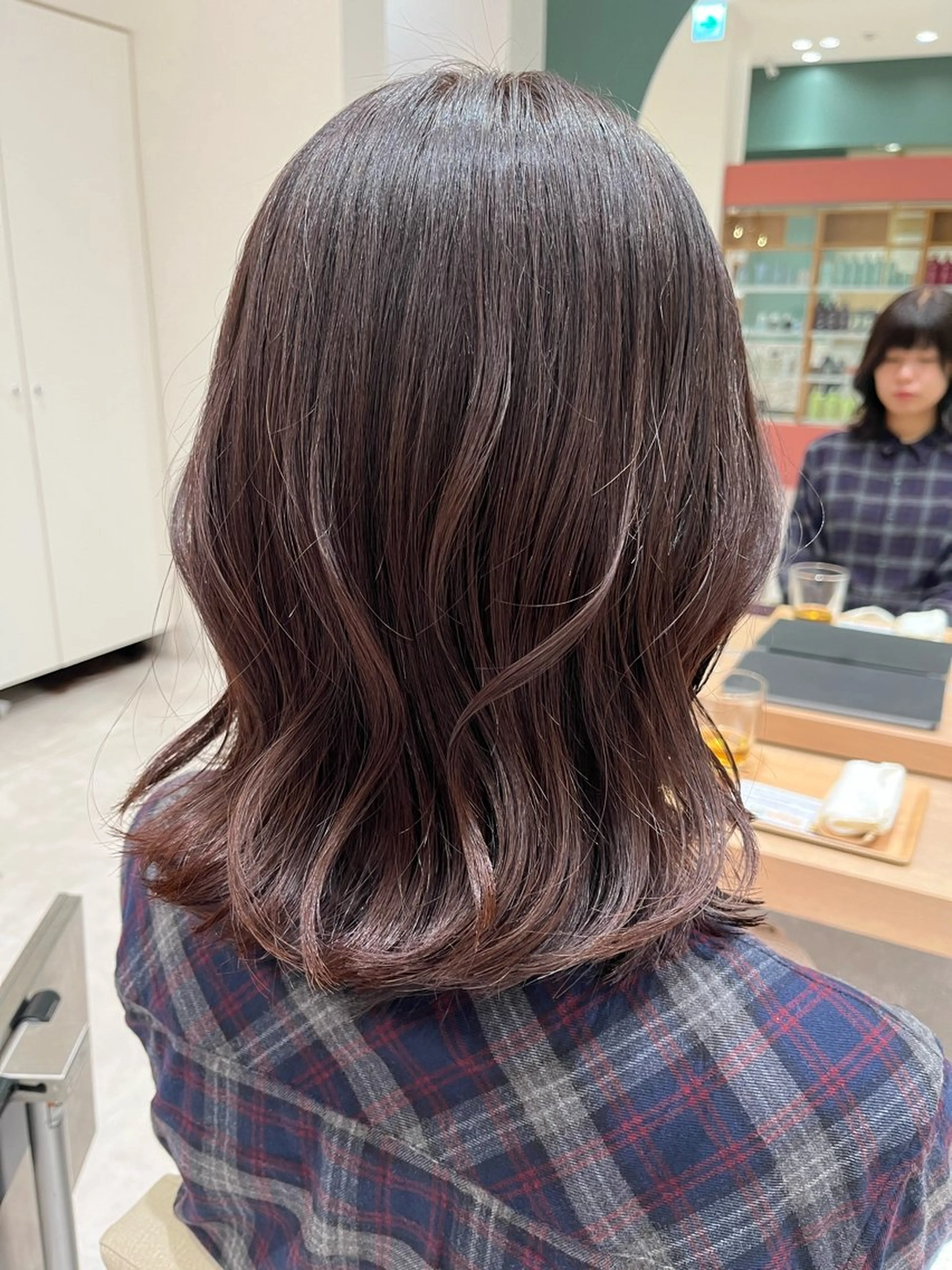 ミディアム カラー 桑原 りゆのヘアスタイル