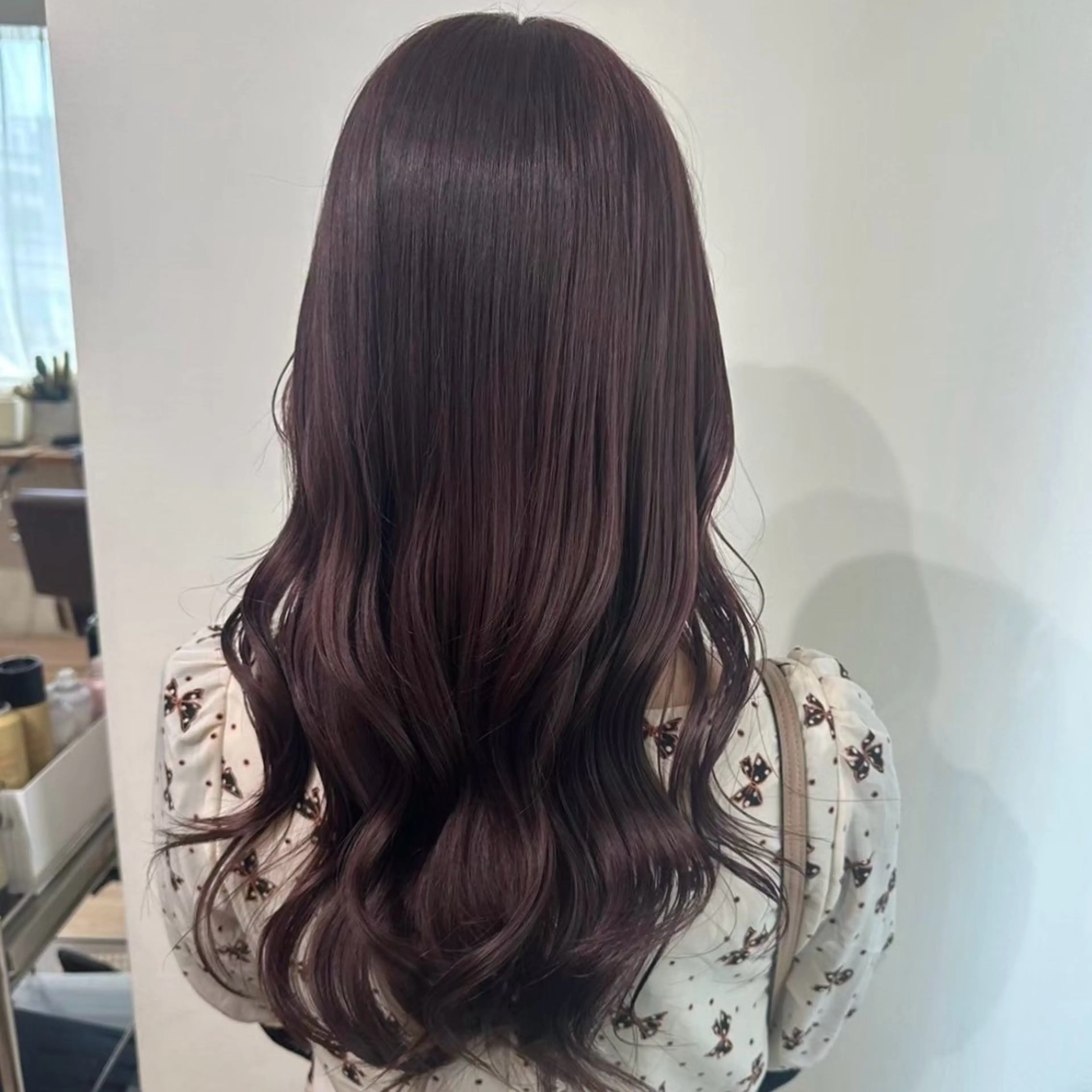 ロング カラー ヘアカラー 【nail /暖色 カラー】ナナコ🎀のネイルデザイン