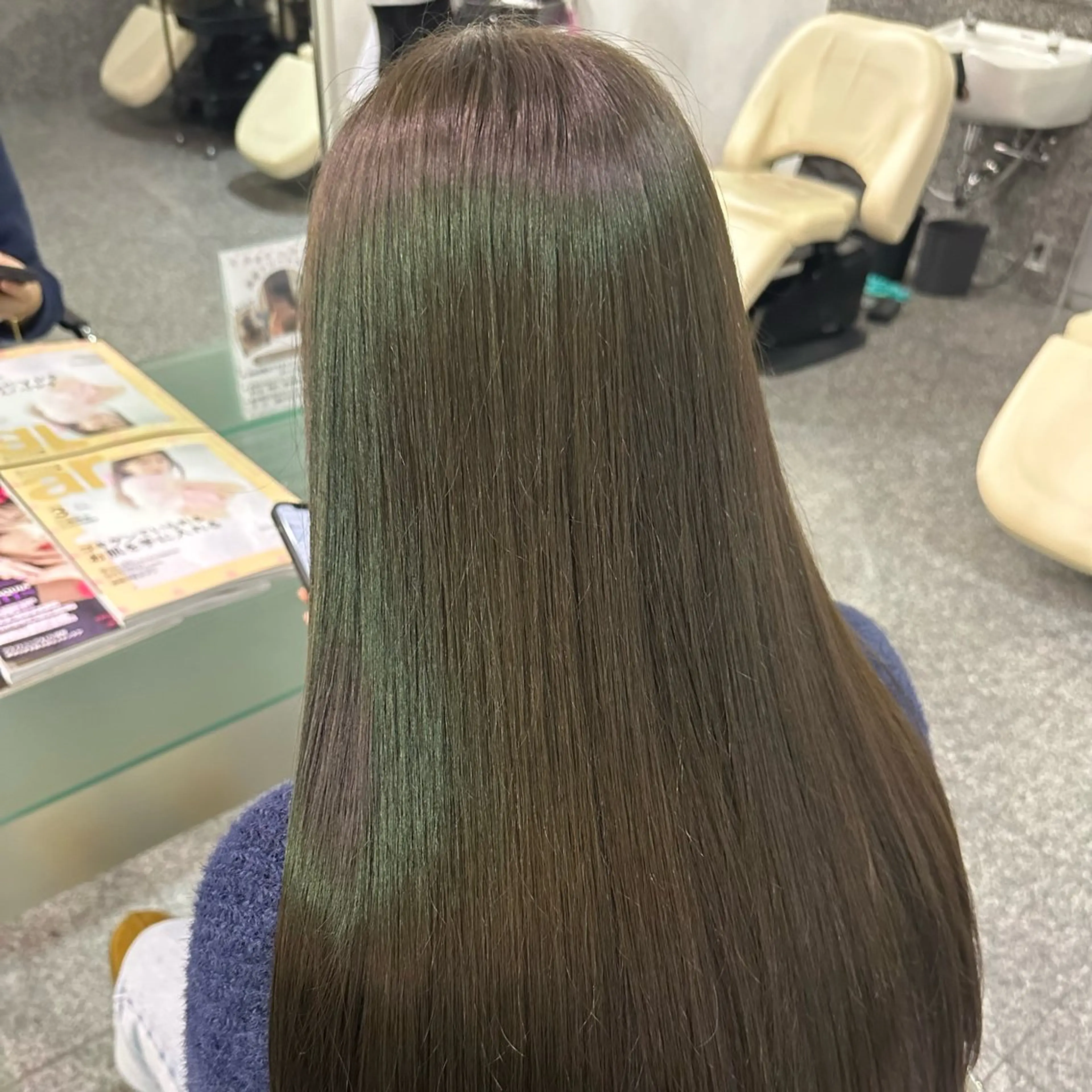 カラー ヘアカラー 町田 里奈のヘアスタイル