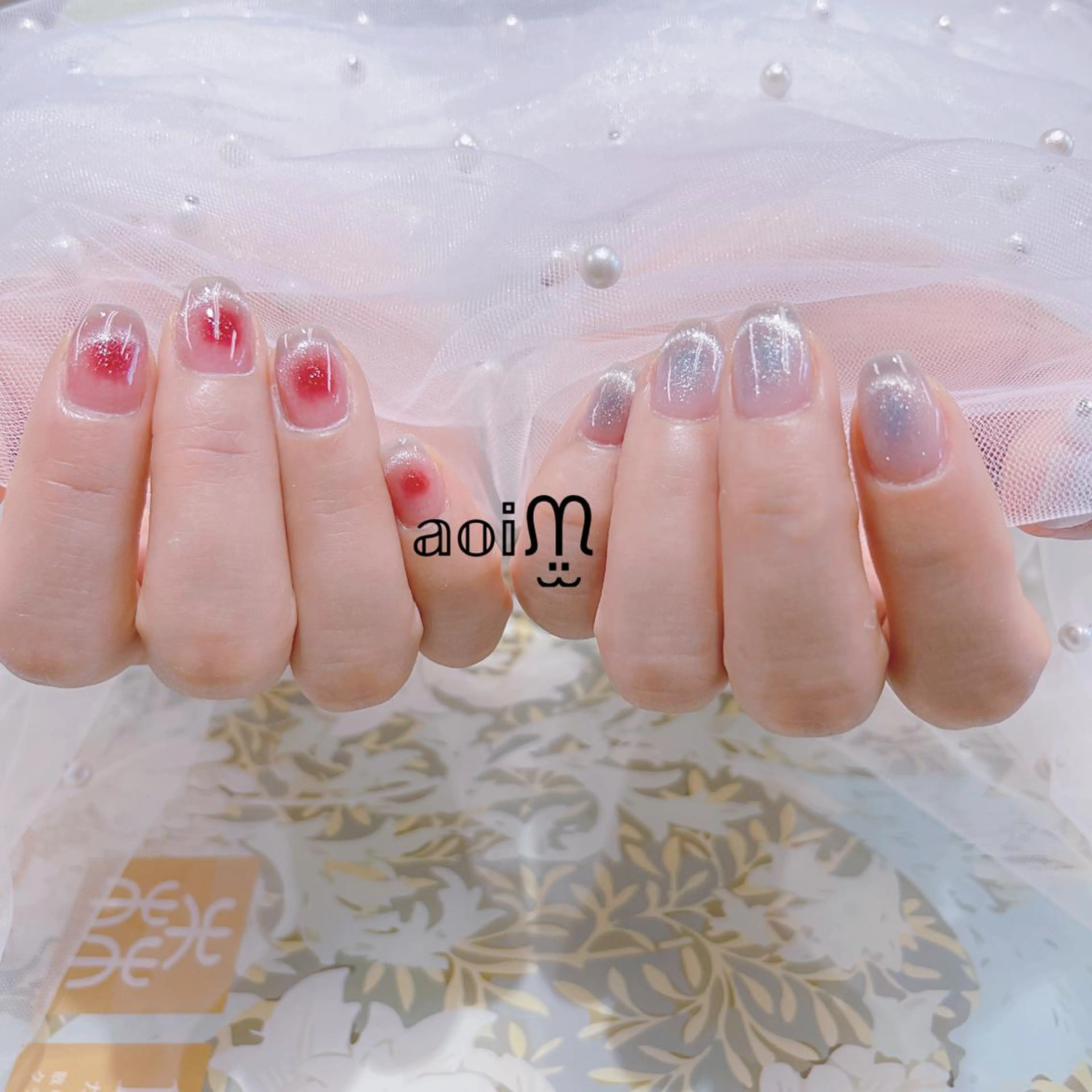 ネイル ハンドネイル 葵うさぎ所属・葵うさぎ AIのネイルデザイン