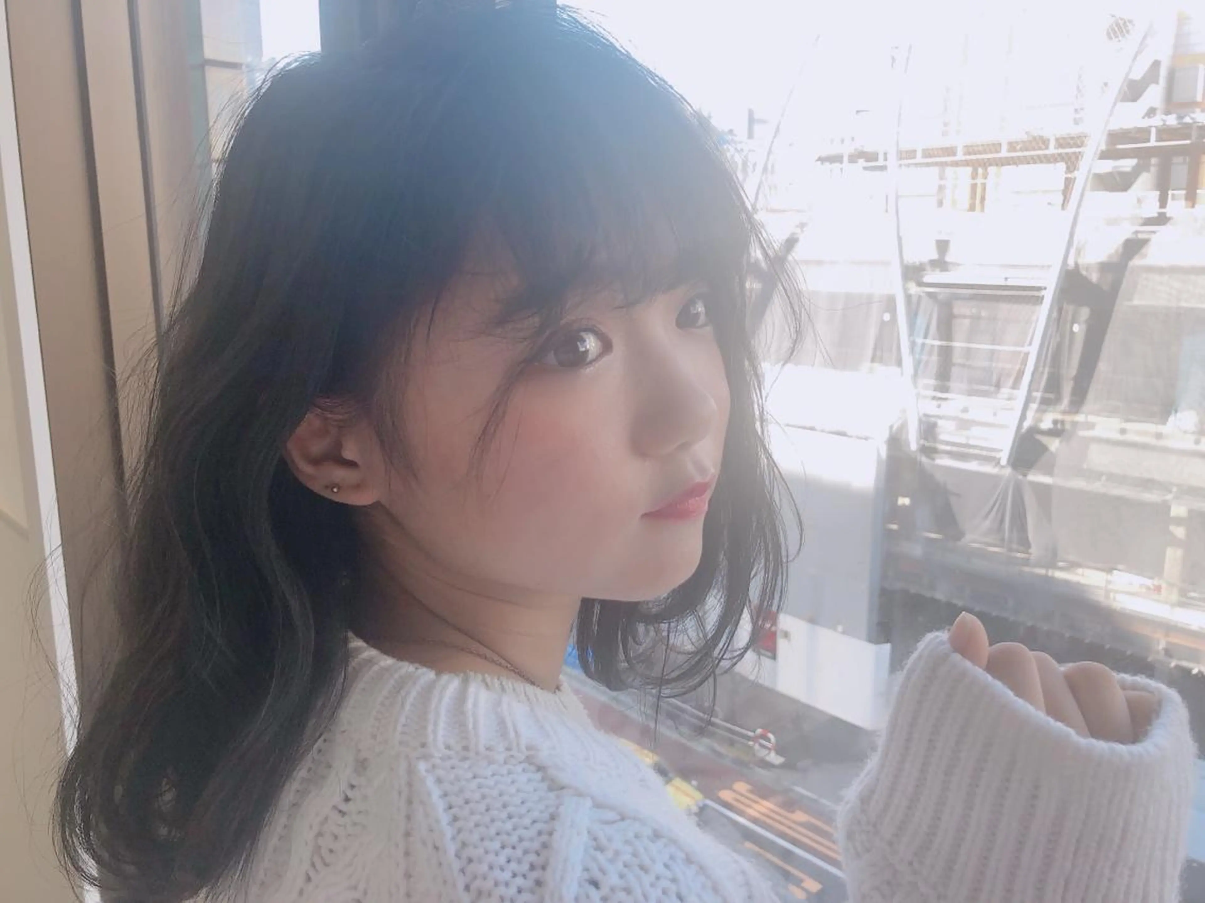 セミロング ハイライト トリートメント 池袋髪質改善 タニグチのヘアスタイル