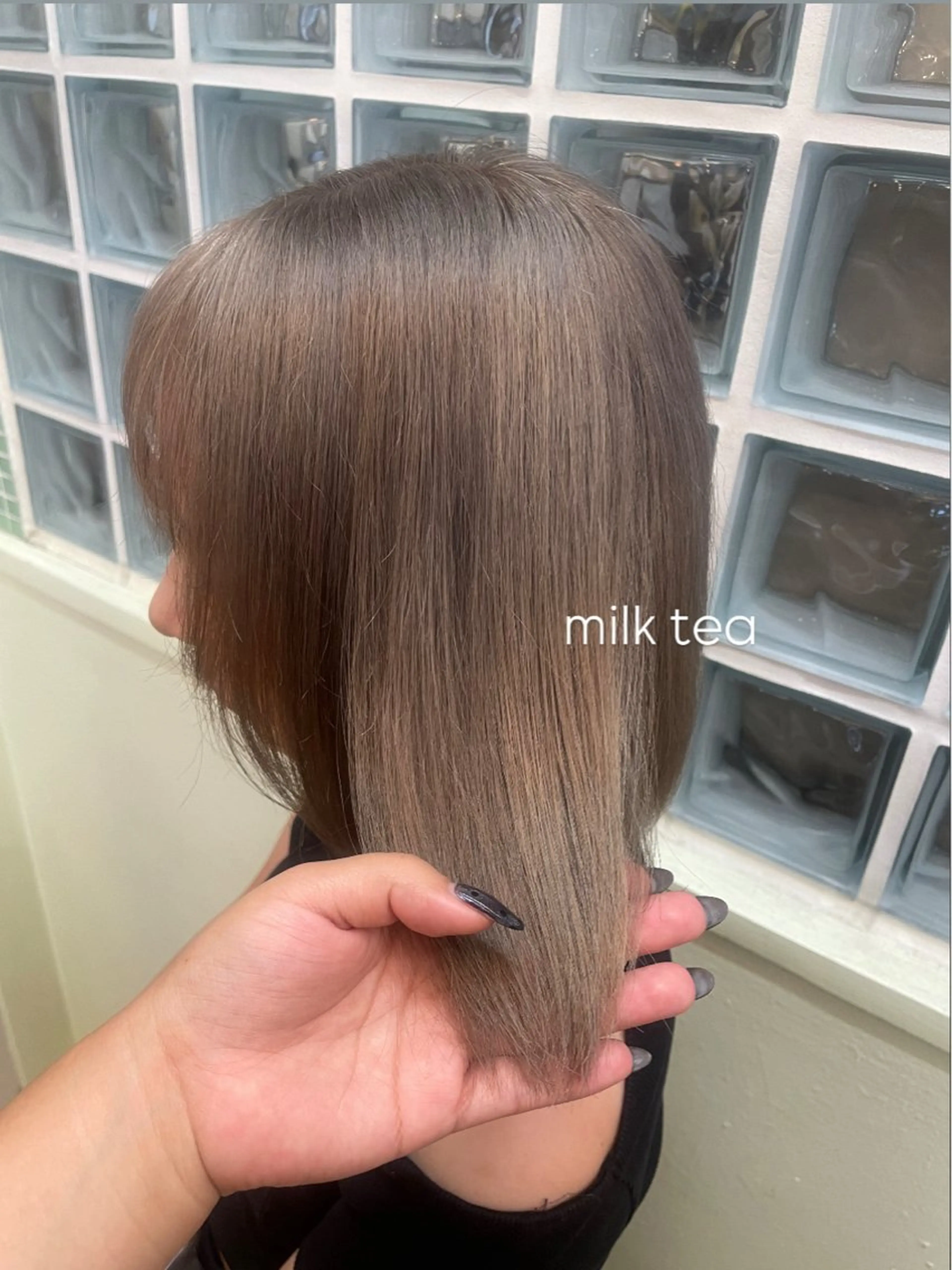 ショート ヘアカラー トリートメント 石上 遥楓のヘアスタイル