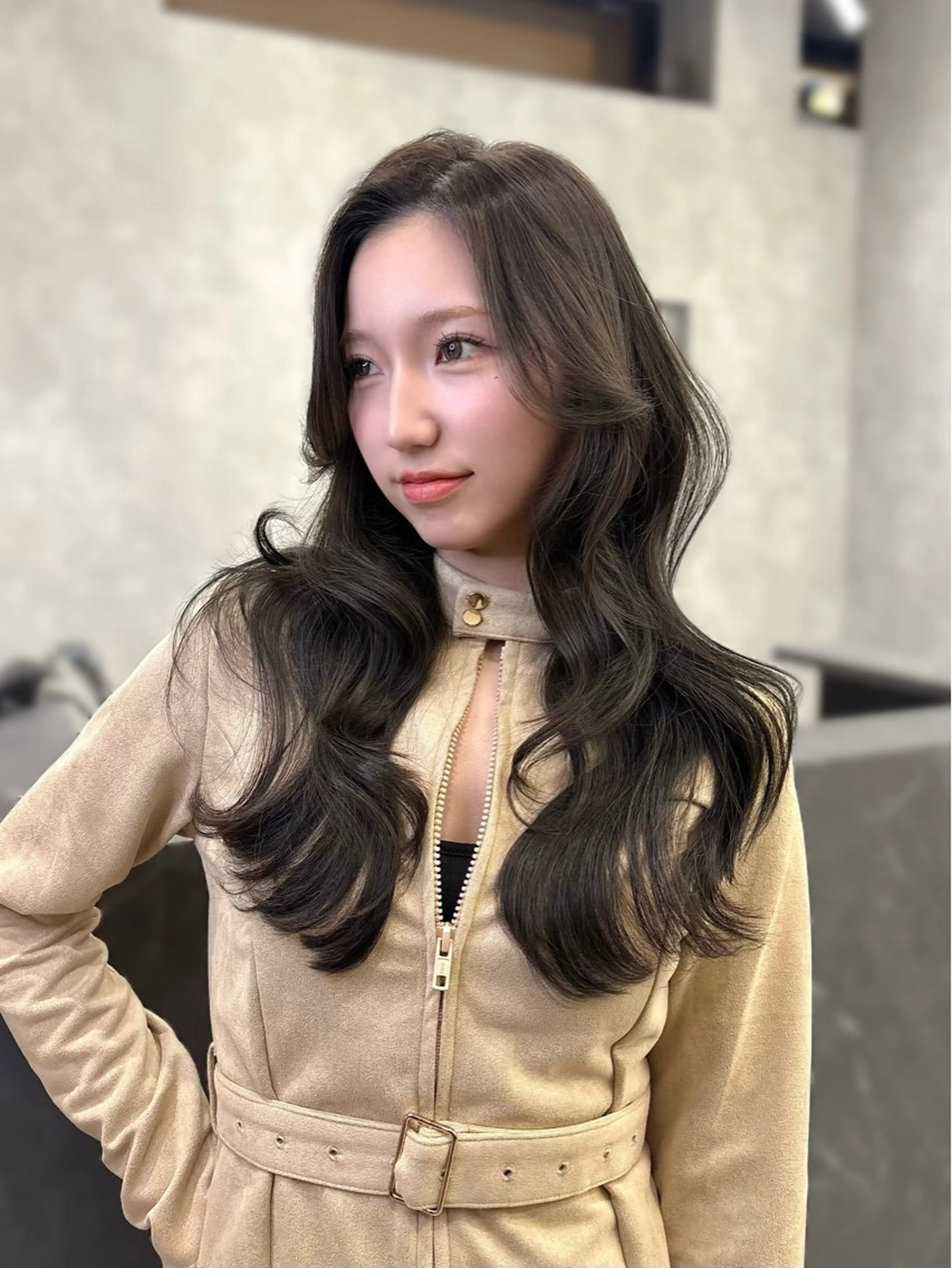 ロング 京都レイヤーカット うえひのヘアスタイル