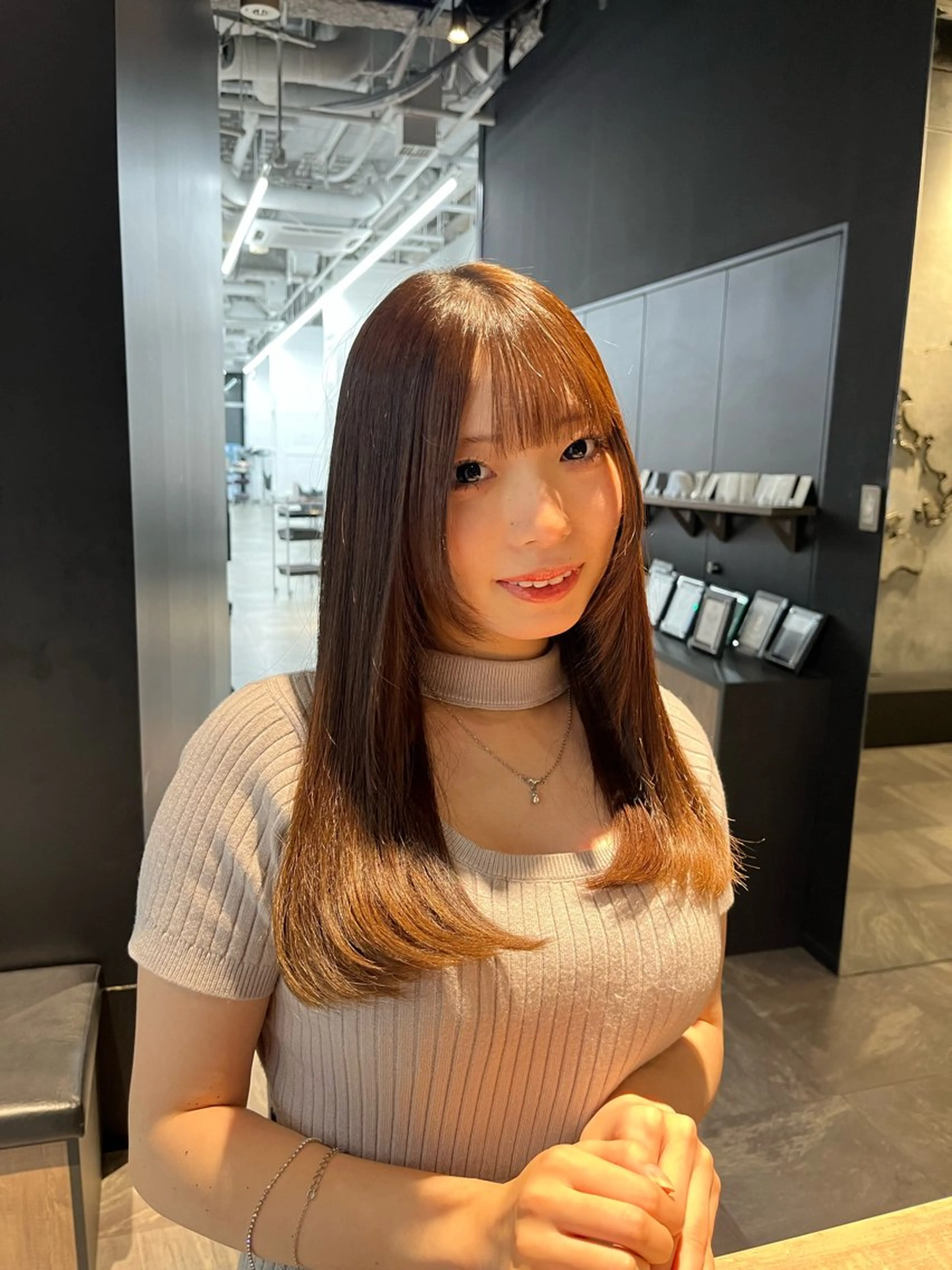 ロング 縮毛矯正 トリートメント 髪質改善/艶髪特化 /透明感✨️こうめいのヘアスタイル