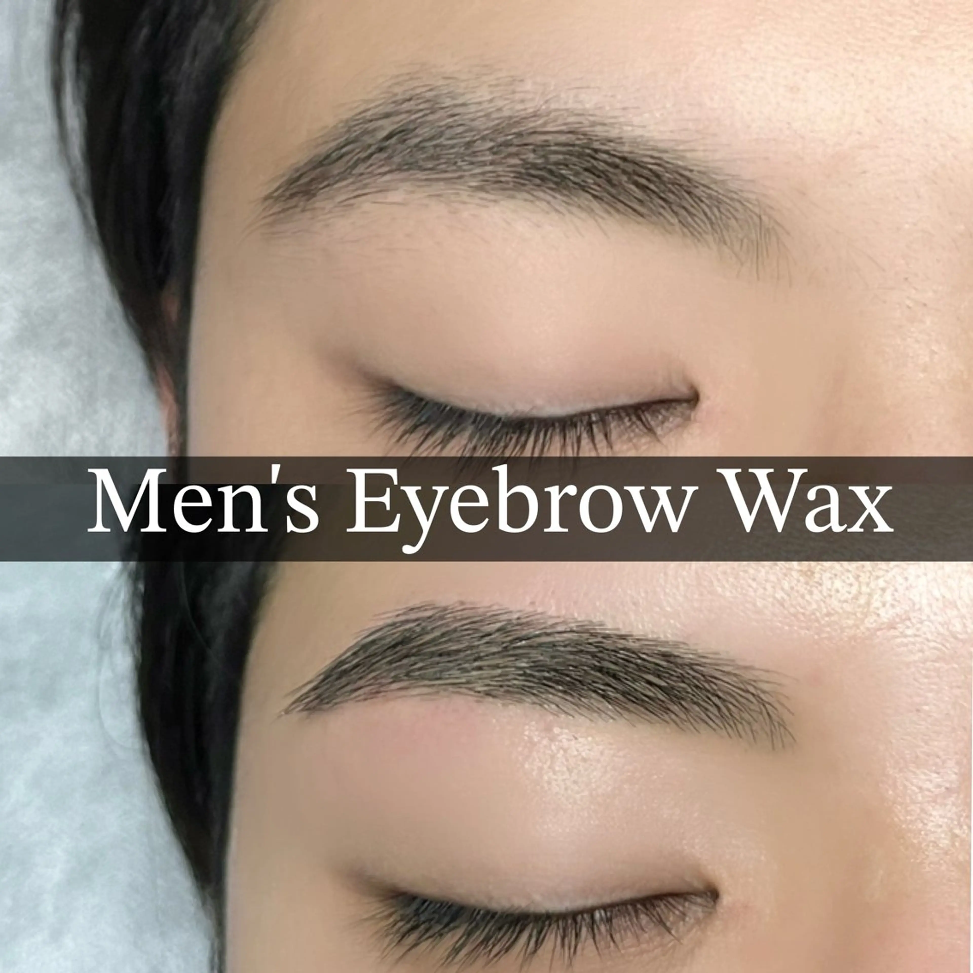men's💁‍♂️アイブロウWAX【オーガニックwax使用/間引き・メイク込】kaede指名🌙の写真