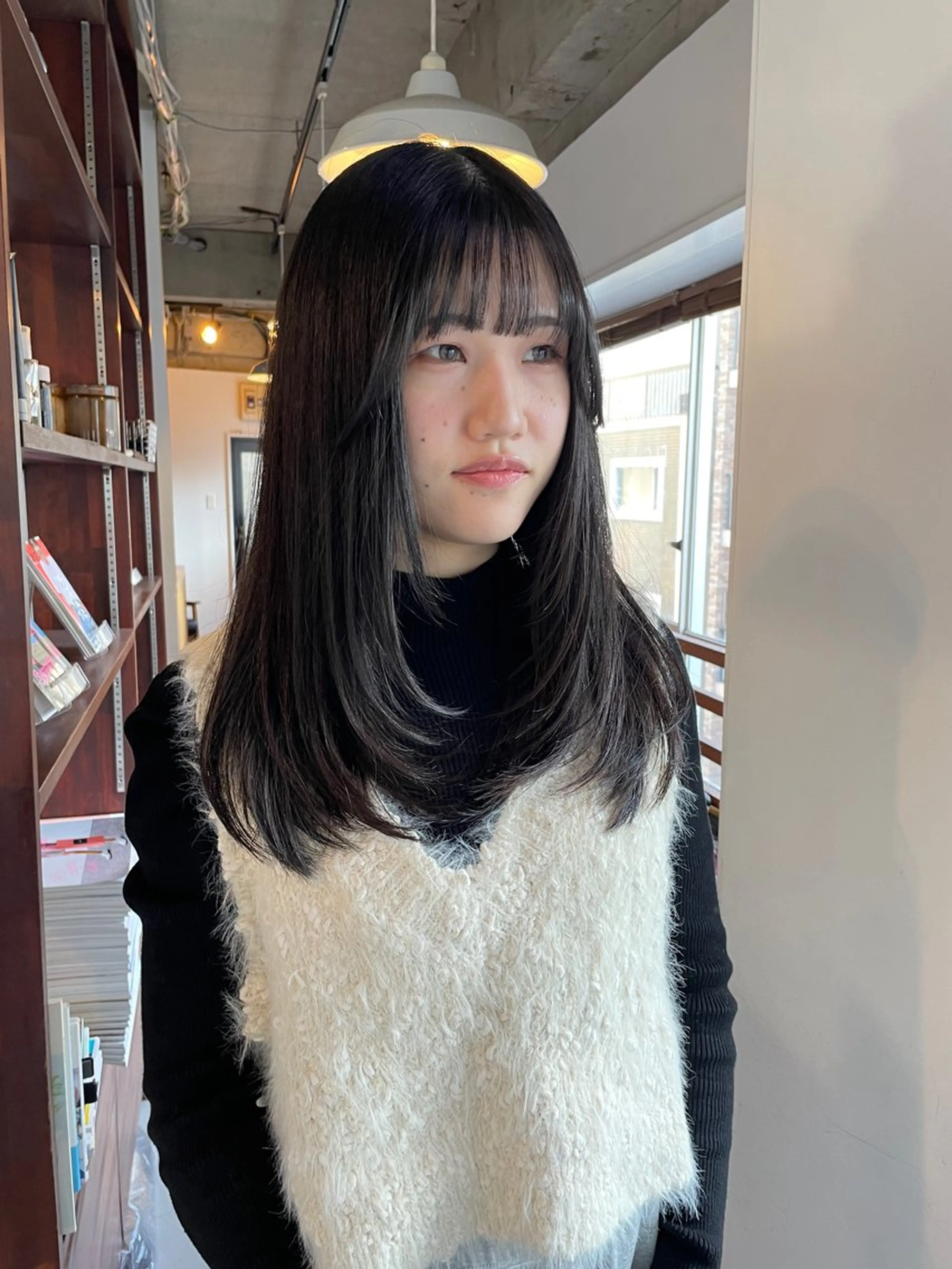 ロング silo所属・silo MOKA 顔周りカット🦦のヘアスタイル