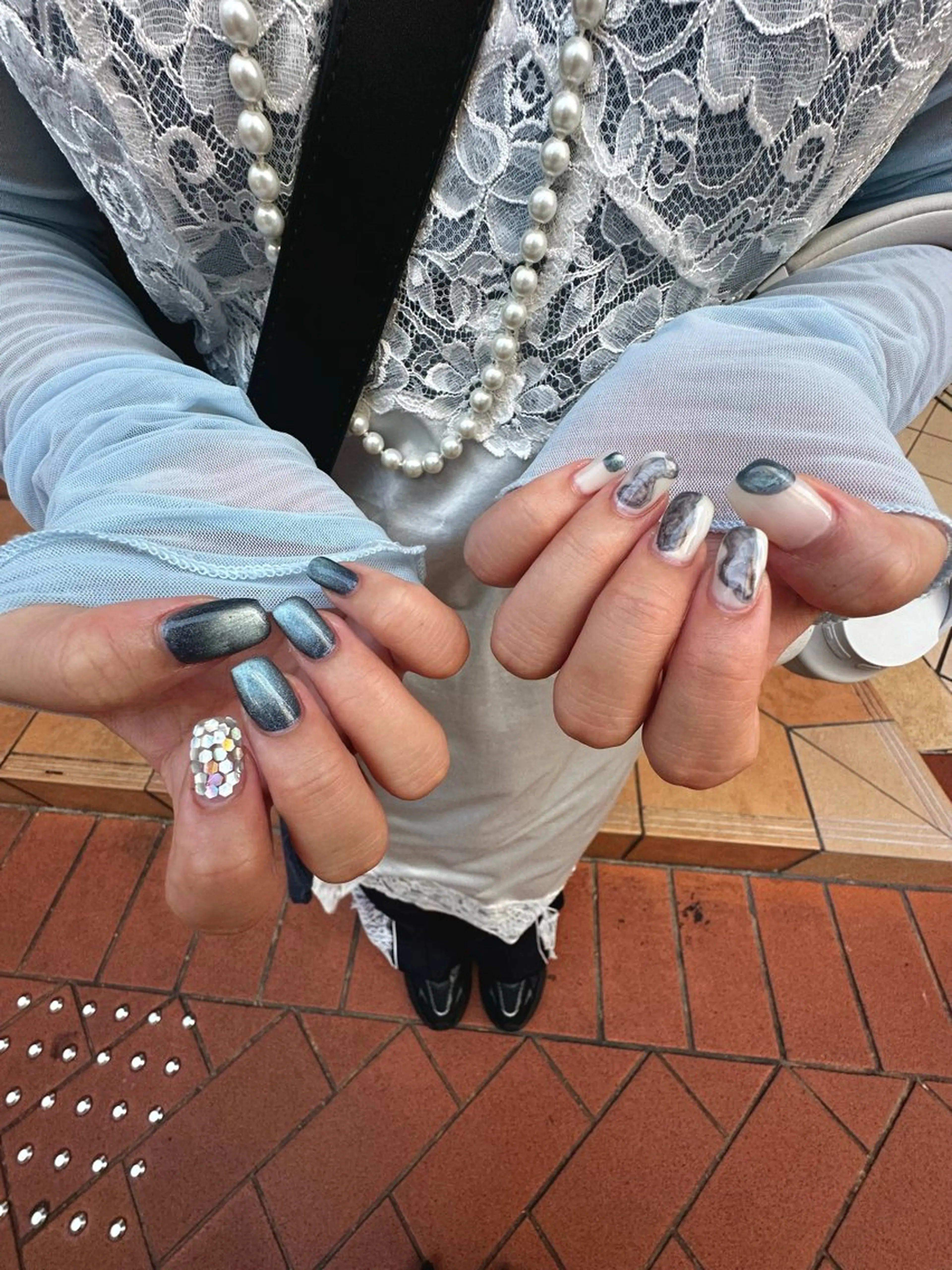 ネイル ニュアンスネイル ハンドネイル unopulir Kahoのネイルデザイン