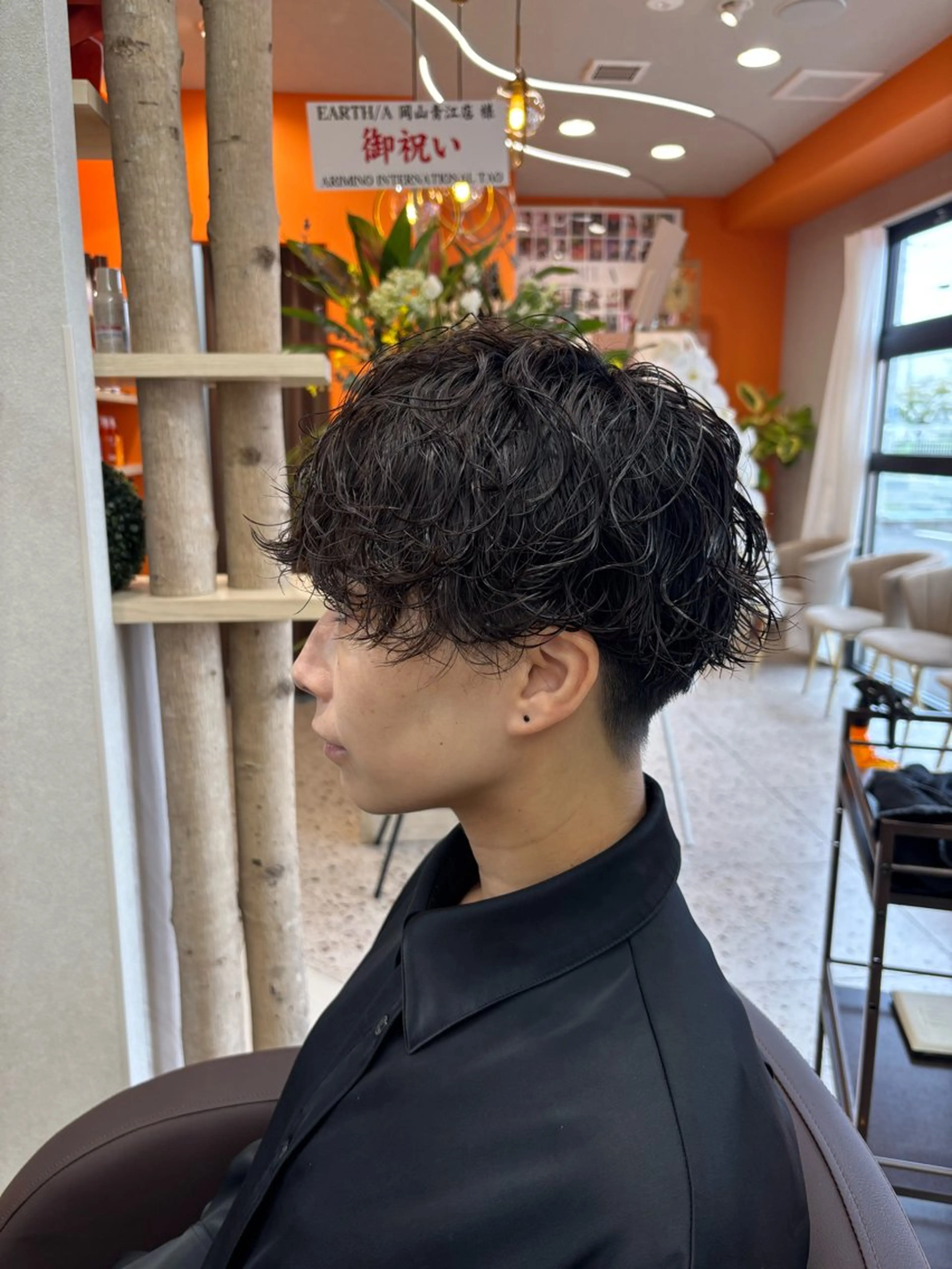 ショート カット パーマ EARTH 寺本尚生のヘアスタイル