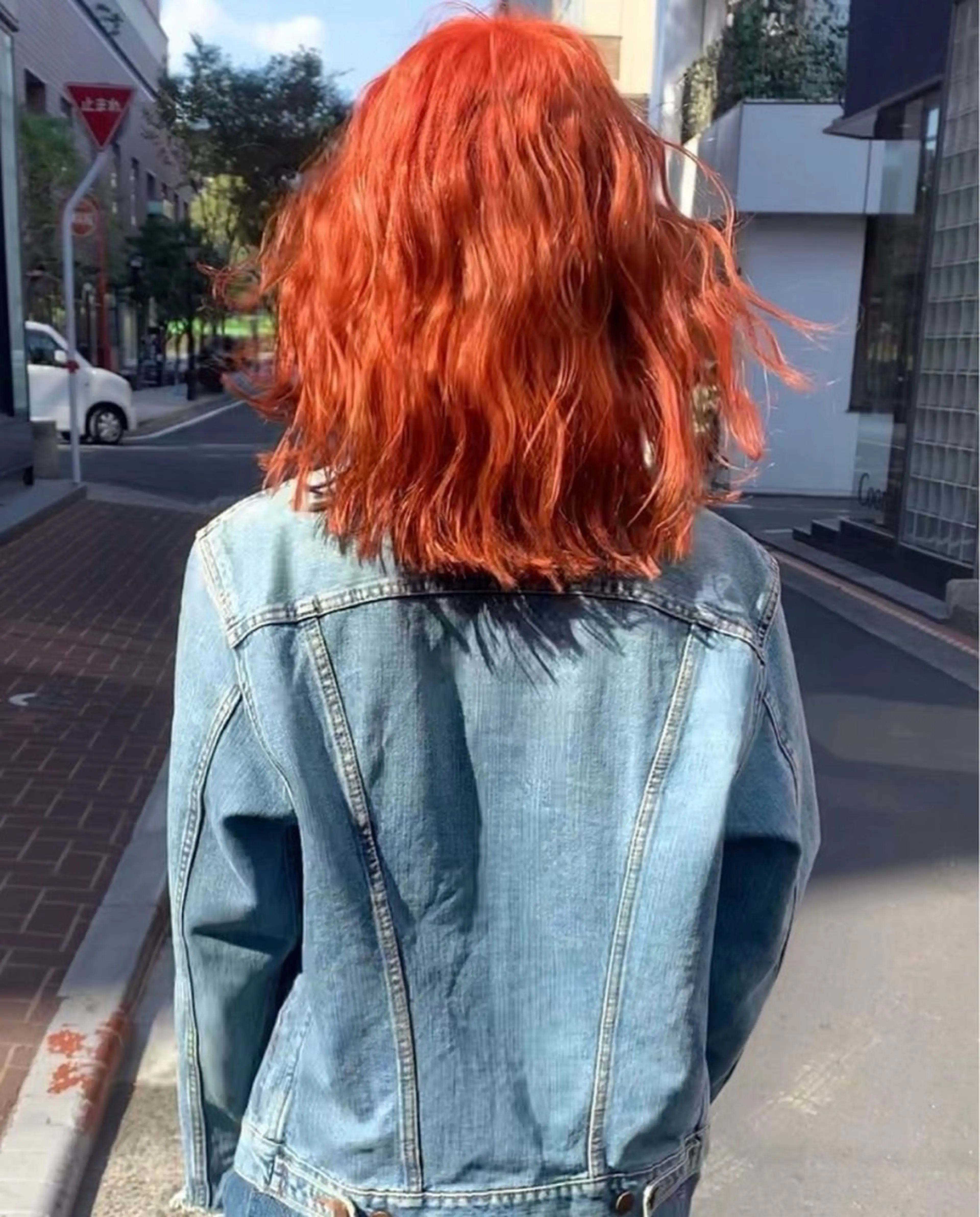 ミディアム カット ヘアカラー トリートメント vivre libre所属・vivre libreのヘアスタイル