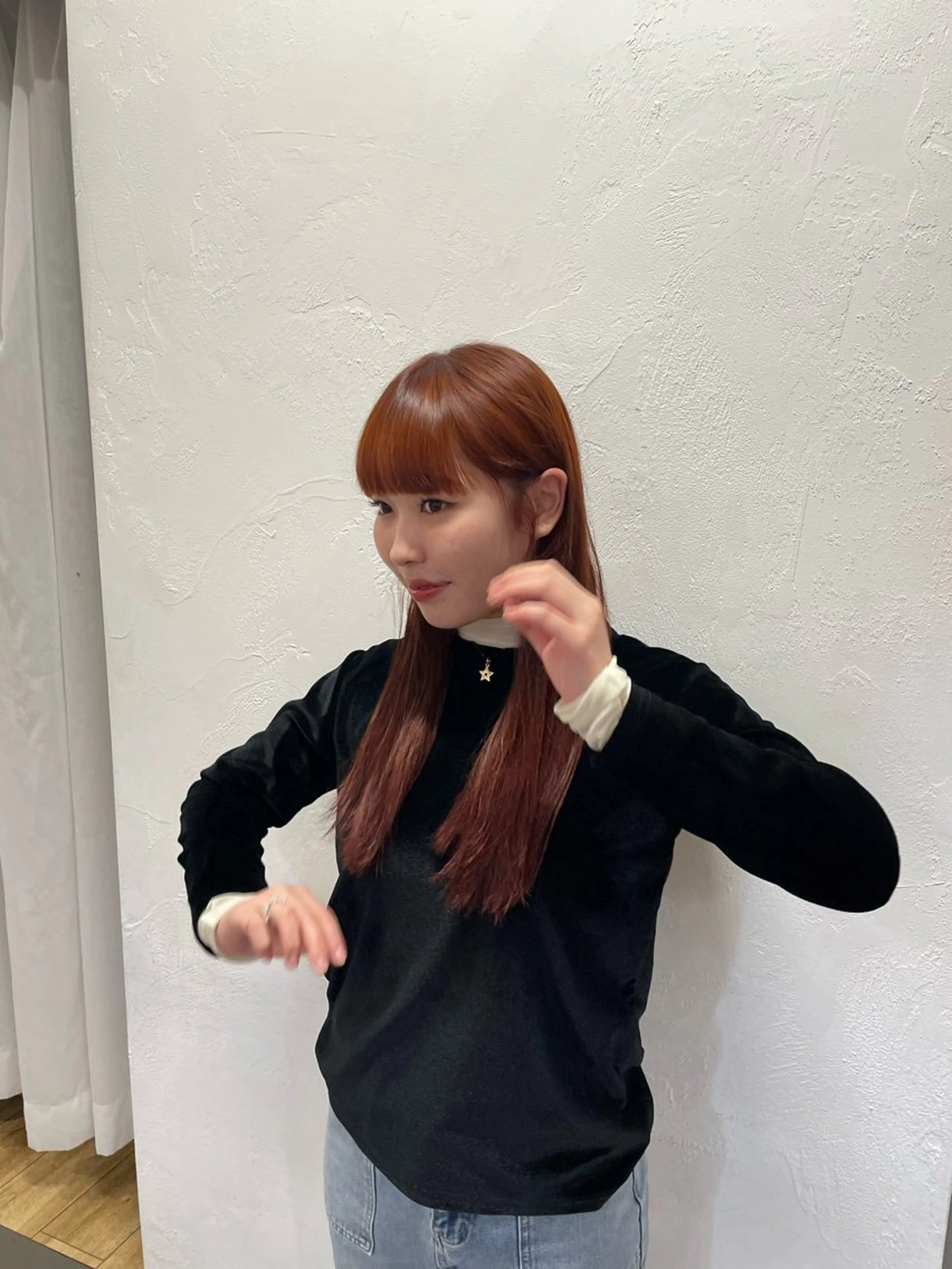 ロング カラー ヘアカラー とば みゆうのヘアスタイル