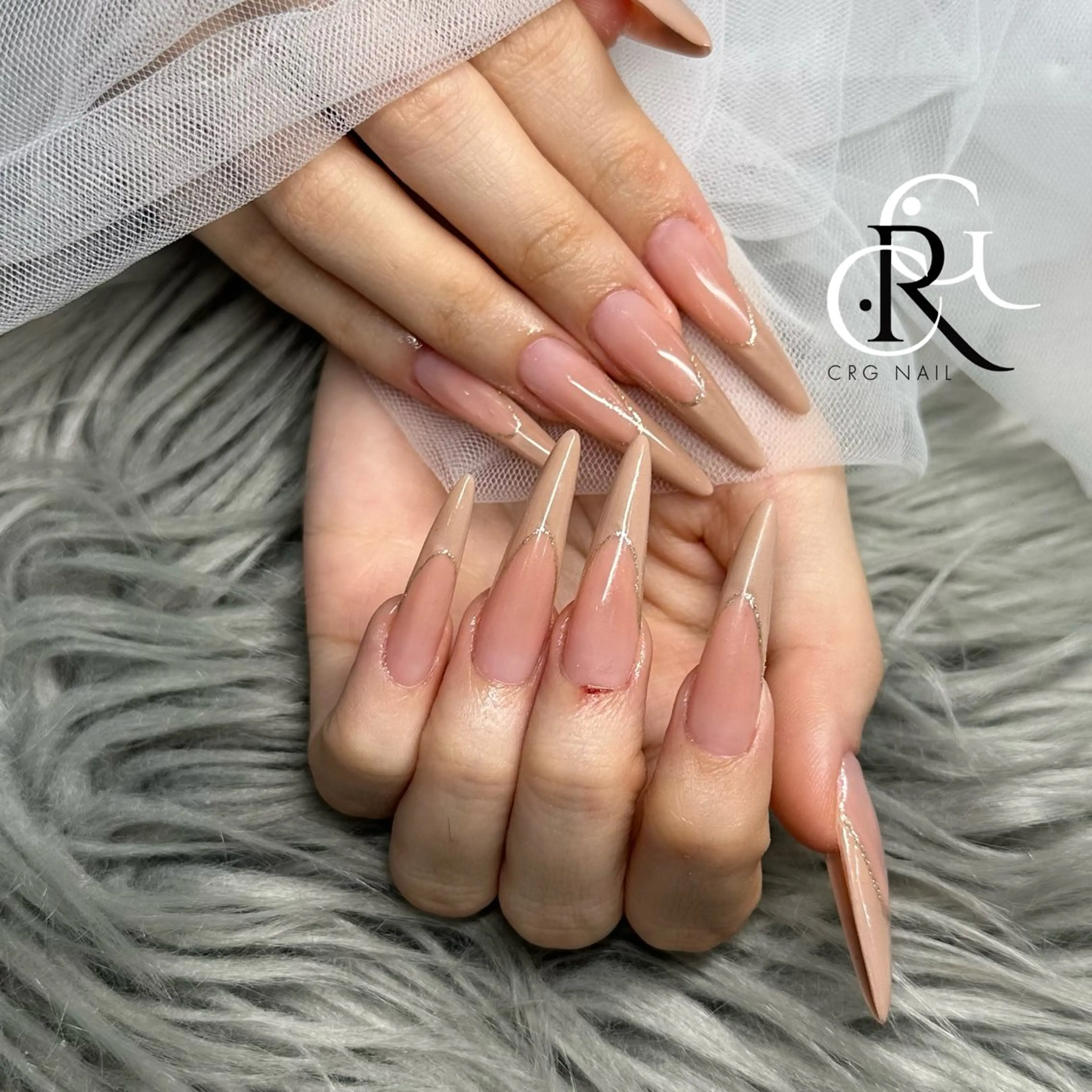 ネイル フレンチネイル ハンドネイル CRGNAIL TOKOのネイルデザイン