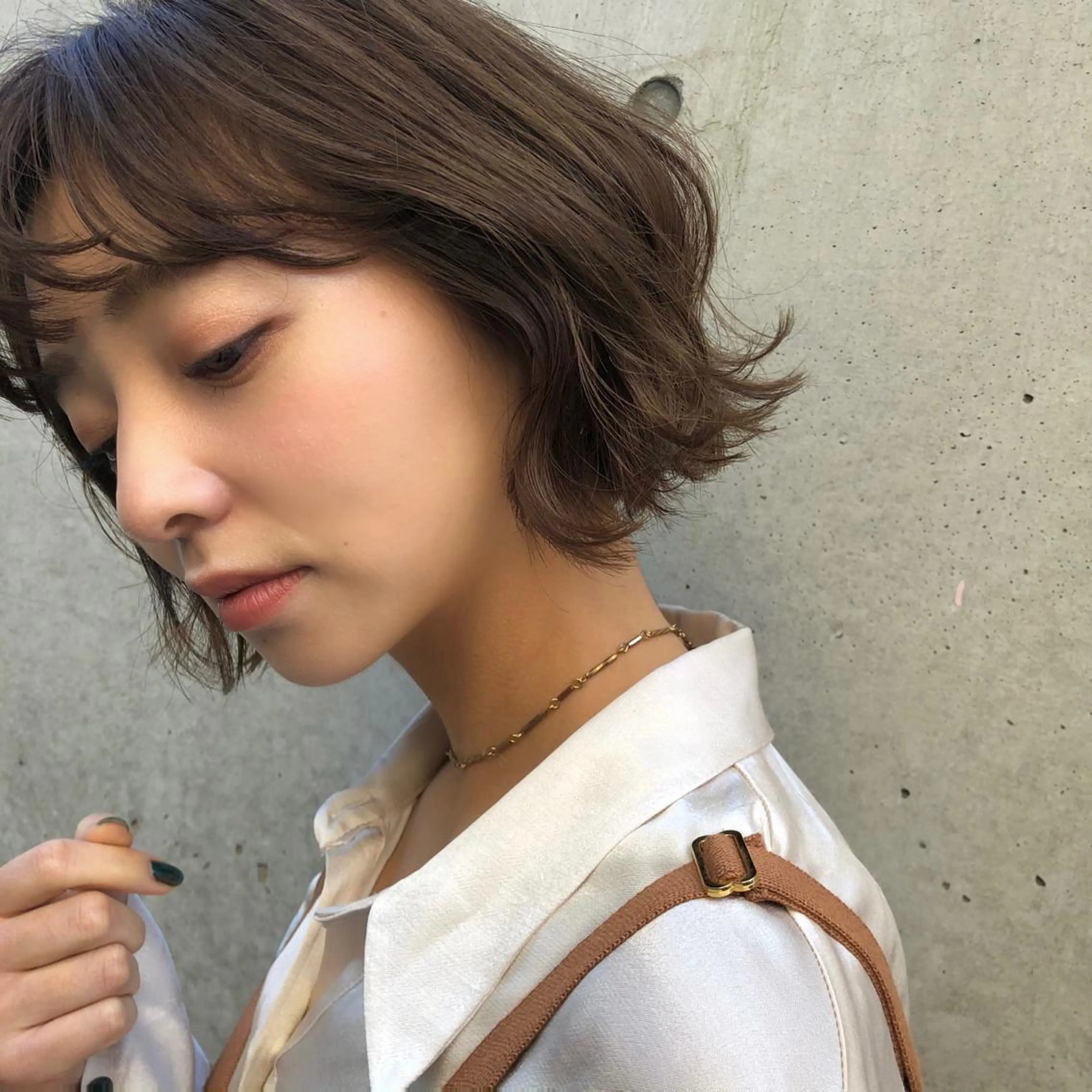 ショート ボブ カット ヘアカラー トリートメント 本田 奈穂美のヘアスタイル