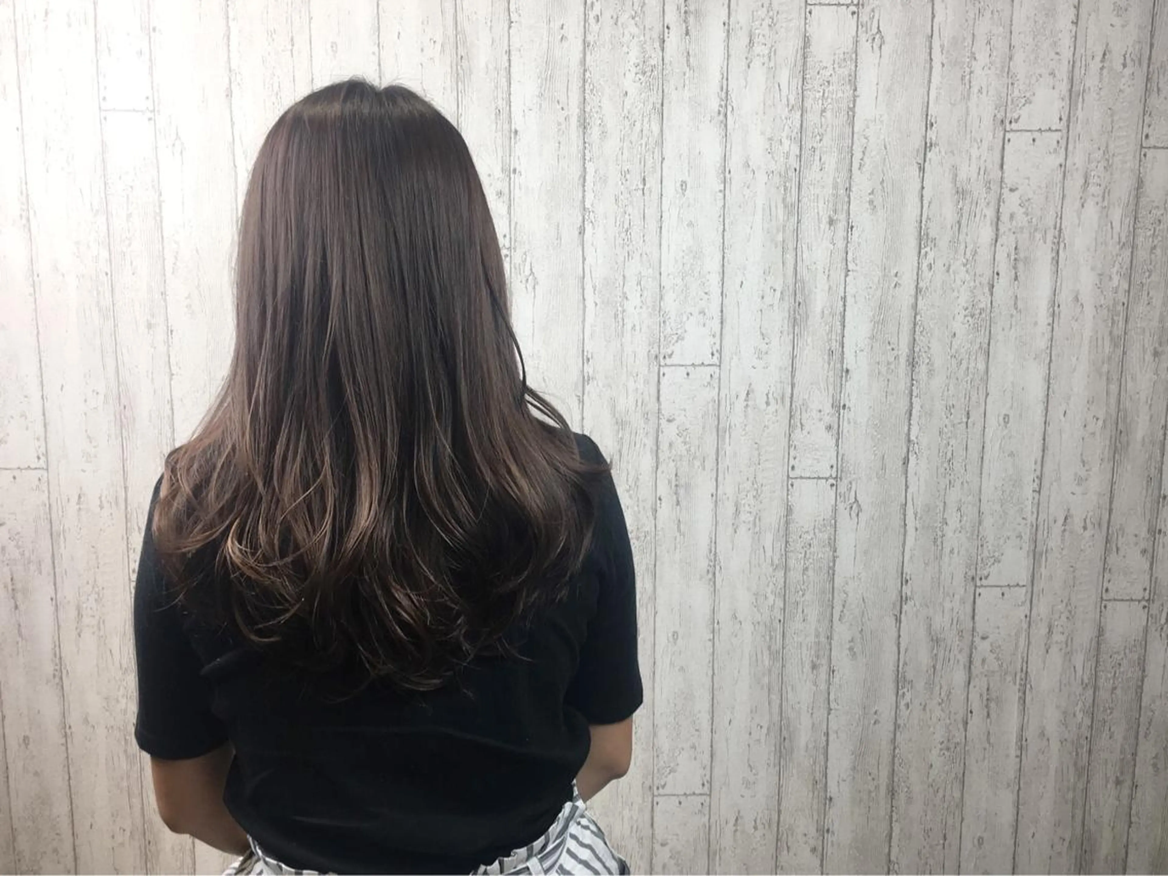 セミロング カラー ヘアカラー トリートメント カット/メンズカット 藤田麻衣のヘアスタイル