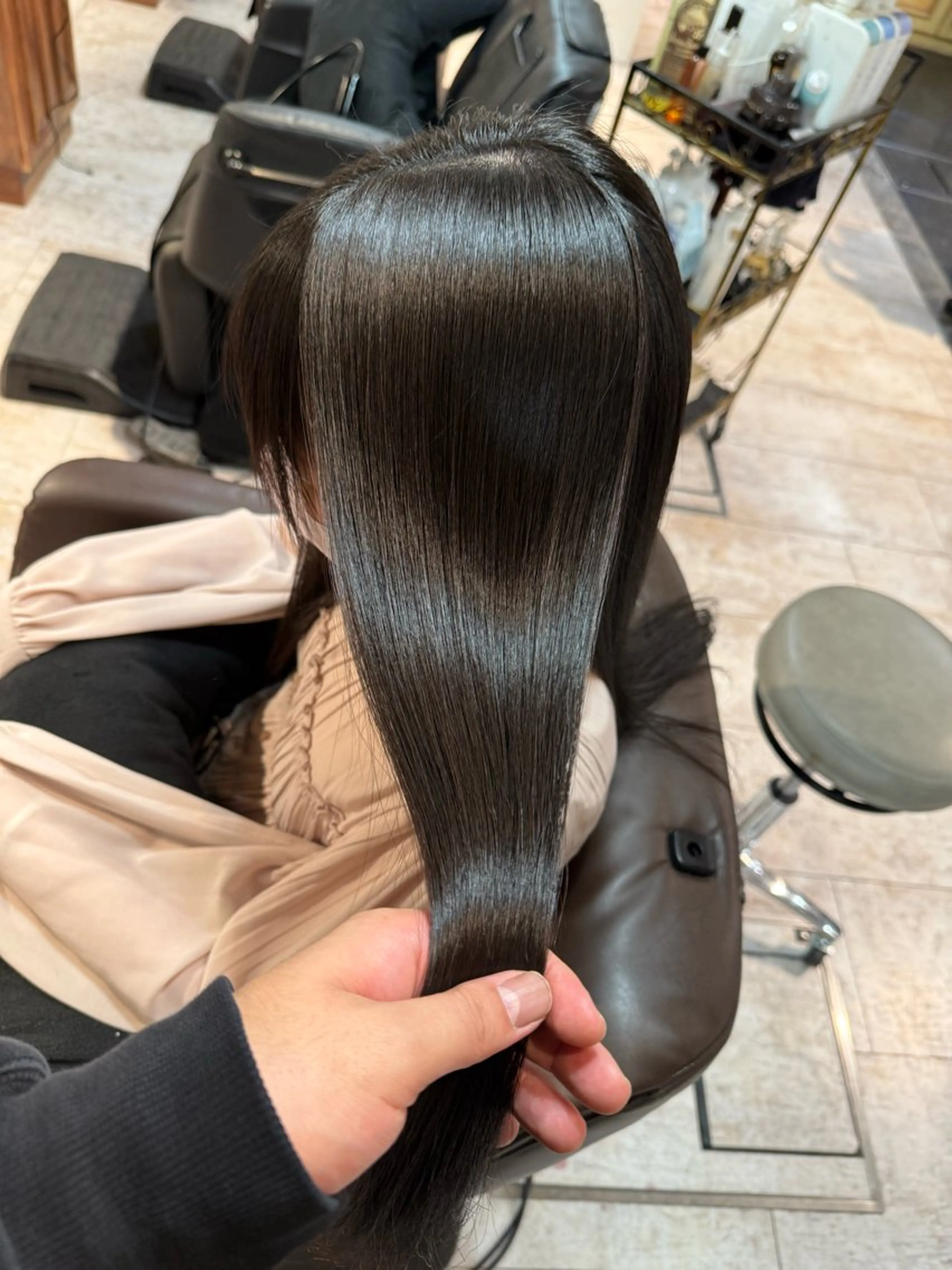 ロング カット 縮毛矯正 トリートメント 髪質改善/縮毛矯正 砂原一博のヘアスタイル