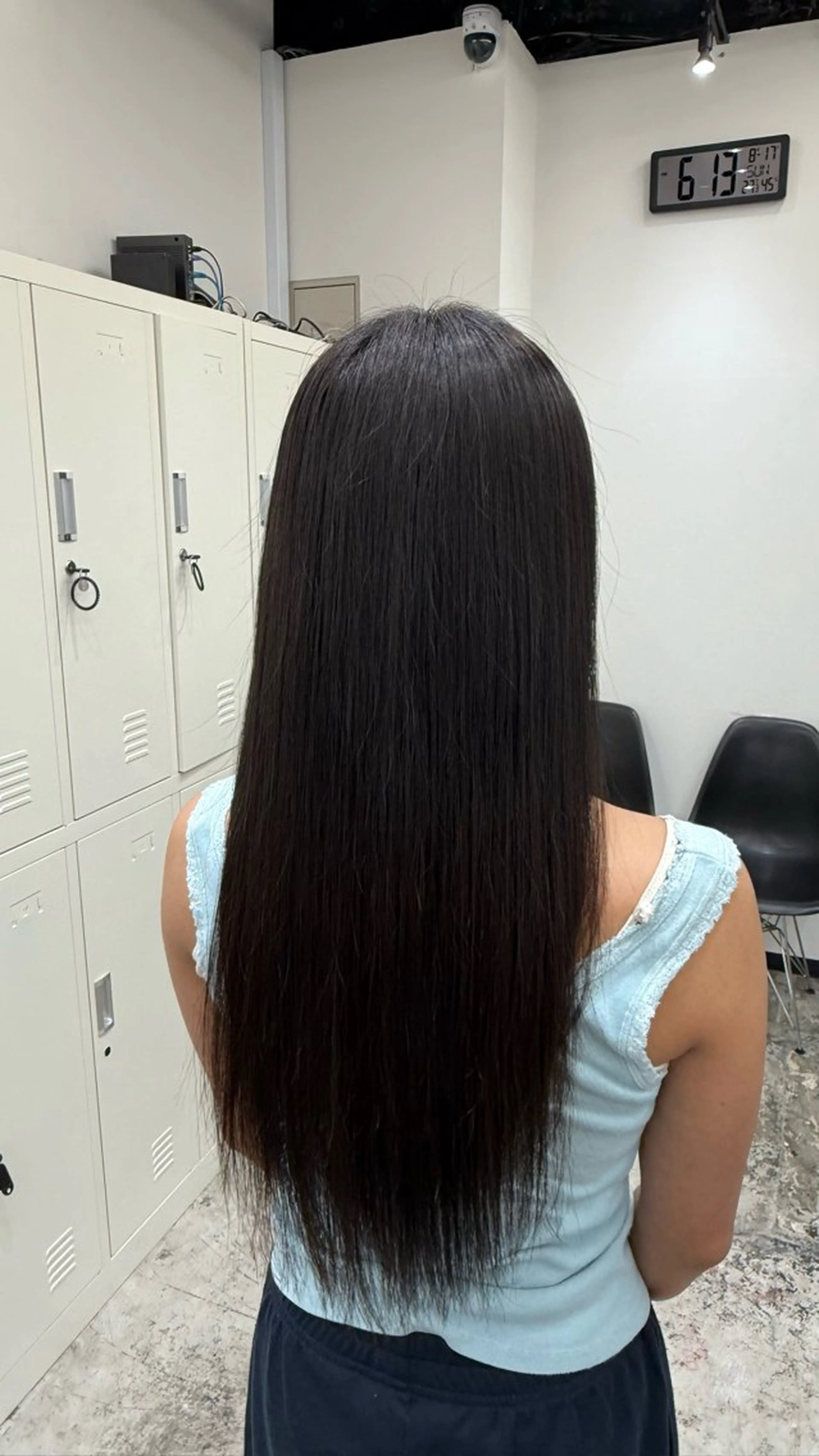 ロング 縮毛矯正 トリートメント ヘアカラー 🌈ワンカラー✨ にいなのヘアスタイル