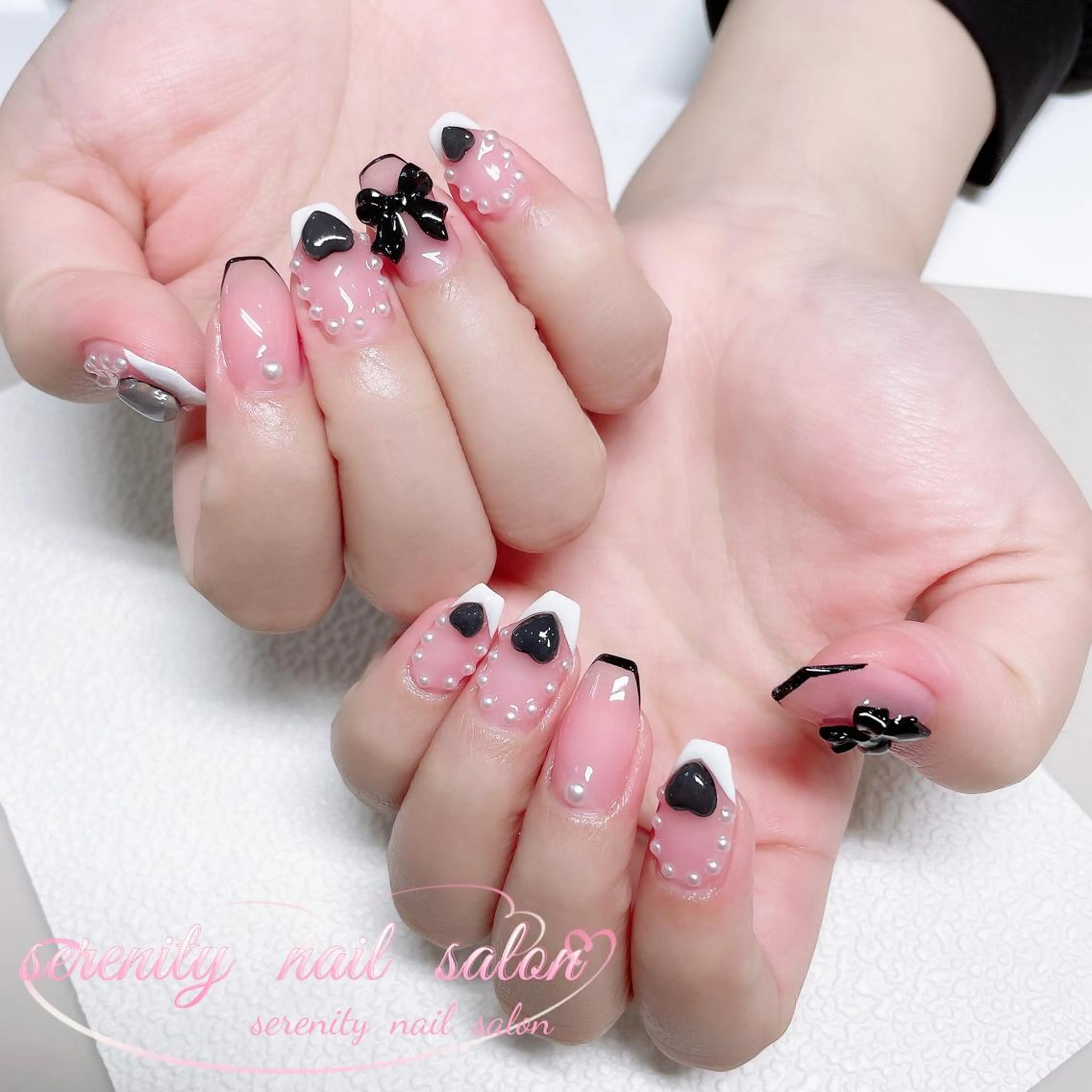 ネイル ハンドネイル ハンドケア ✨Serenity ワンホンネイルのネイルデザイン