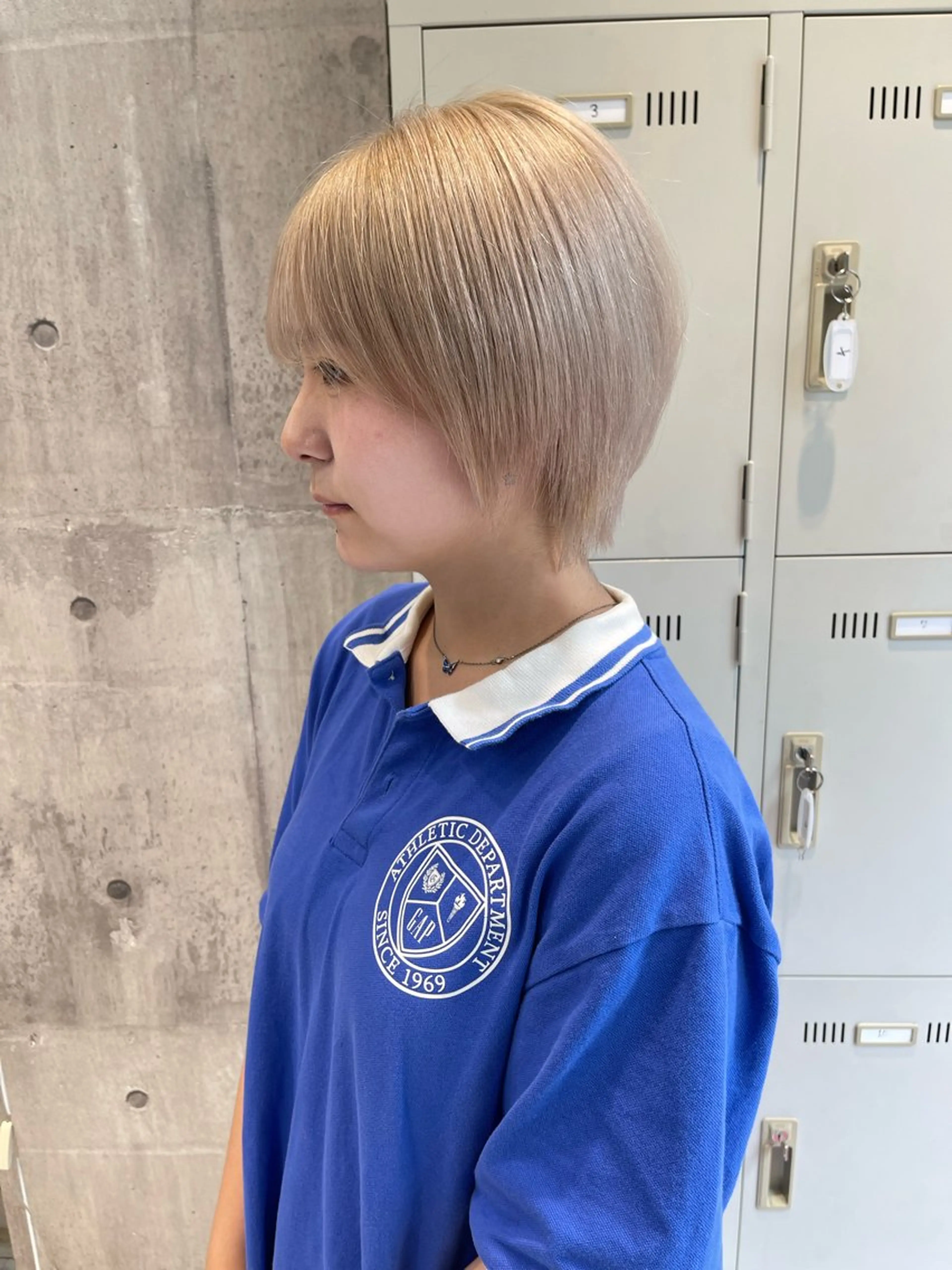カラー ヘアカラー TENSHO 原宿　ハイトーンのヘアスタイル