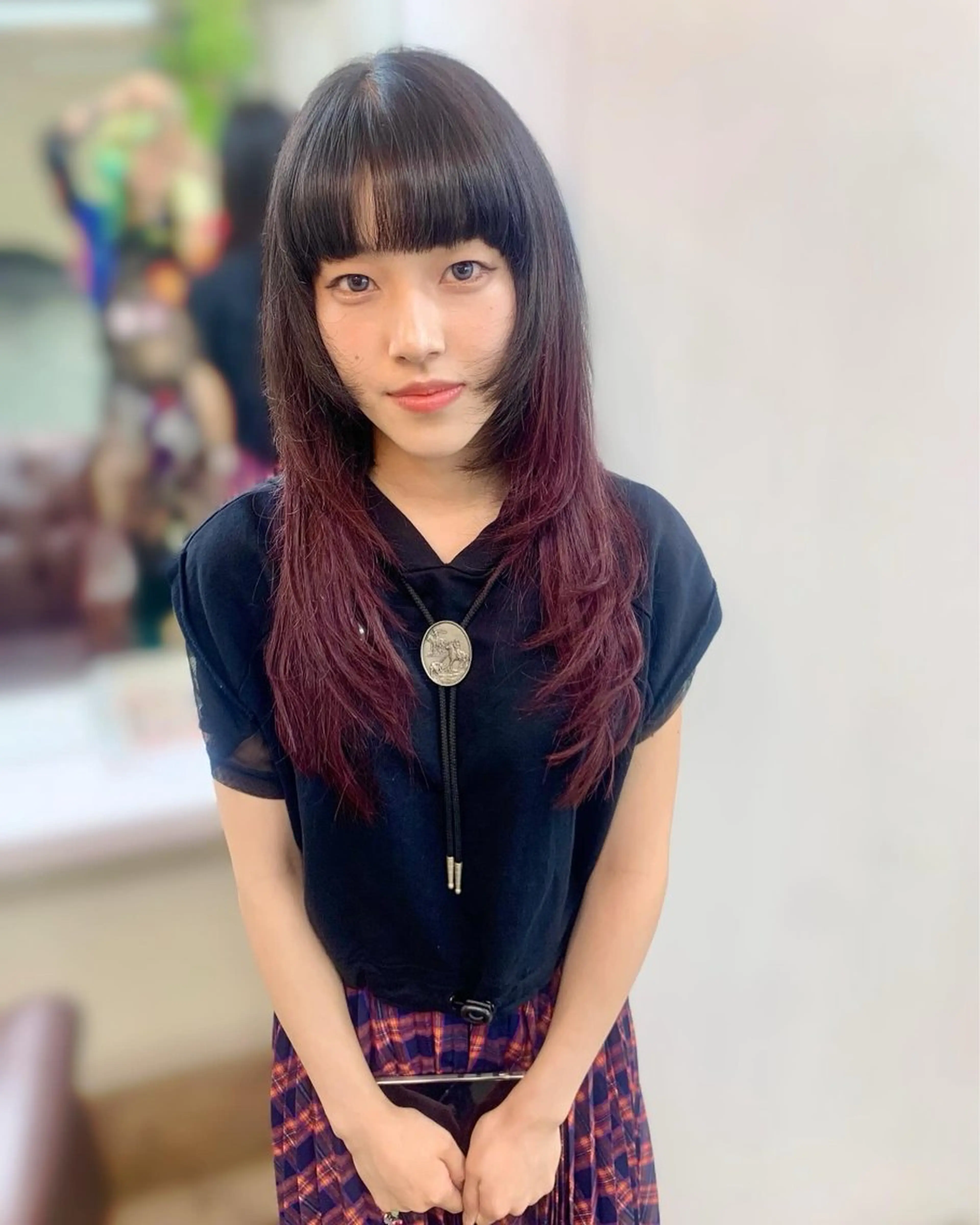 ミディアム ヘアアレンジ カット エクステ 個性爆弾💣 ダブルカラー/ゆかのヘアスタイル