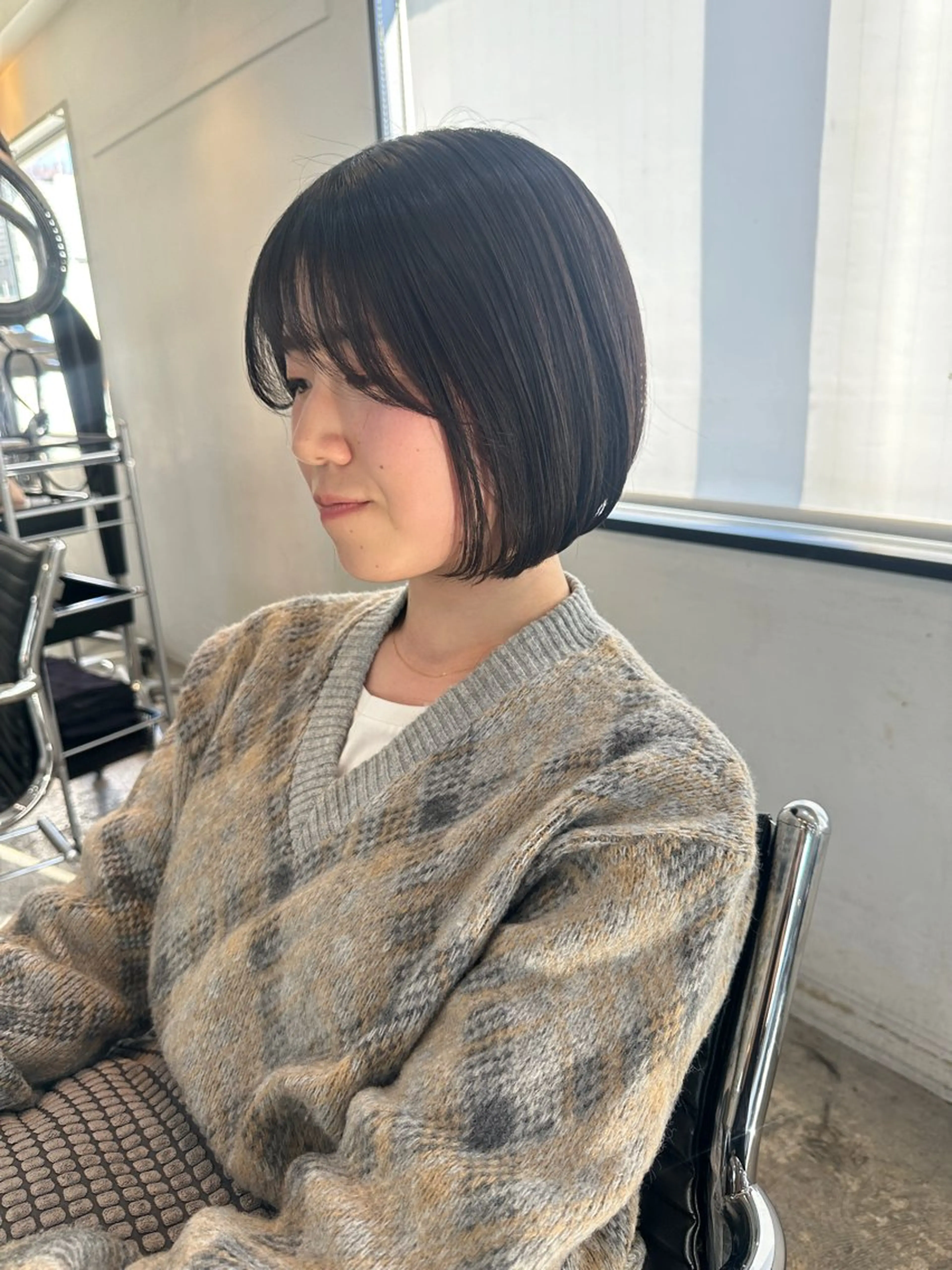 ショート カラー ヘアアレンジ ボブ カット トリートメント stylist/蛯谷 珠里のヘアスタイル