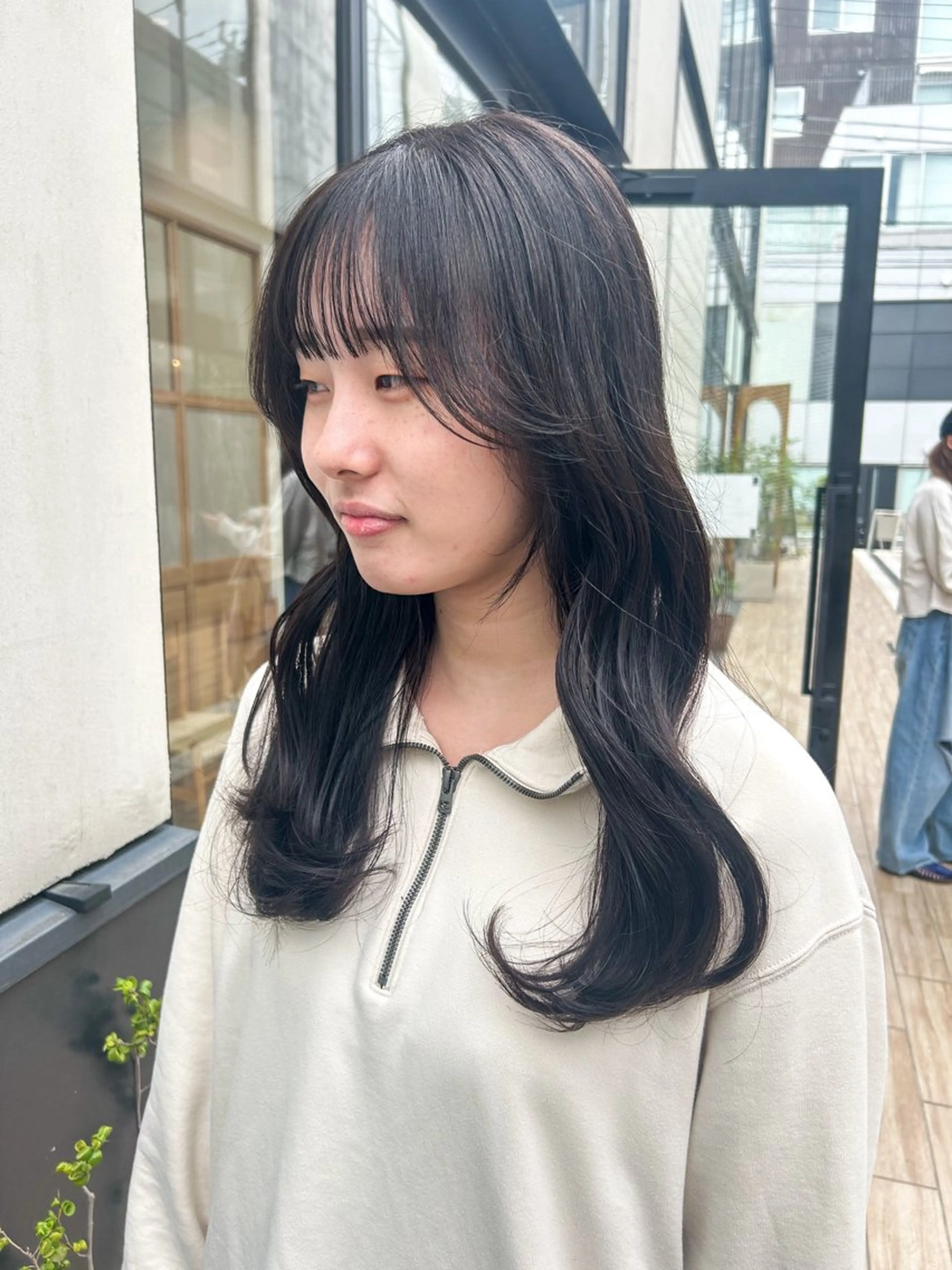 ロング カラー ヘアアレンジ カット ヘアカラー トリートメント yuka .のヘアスタイル