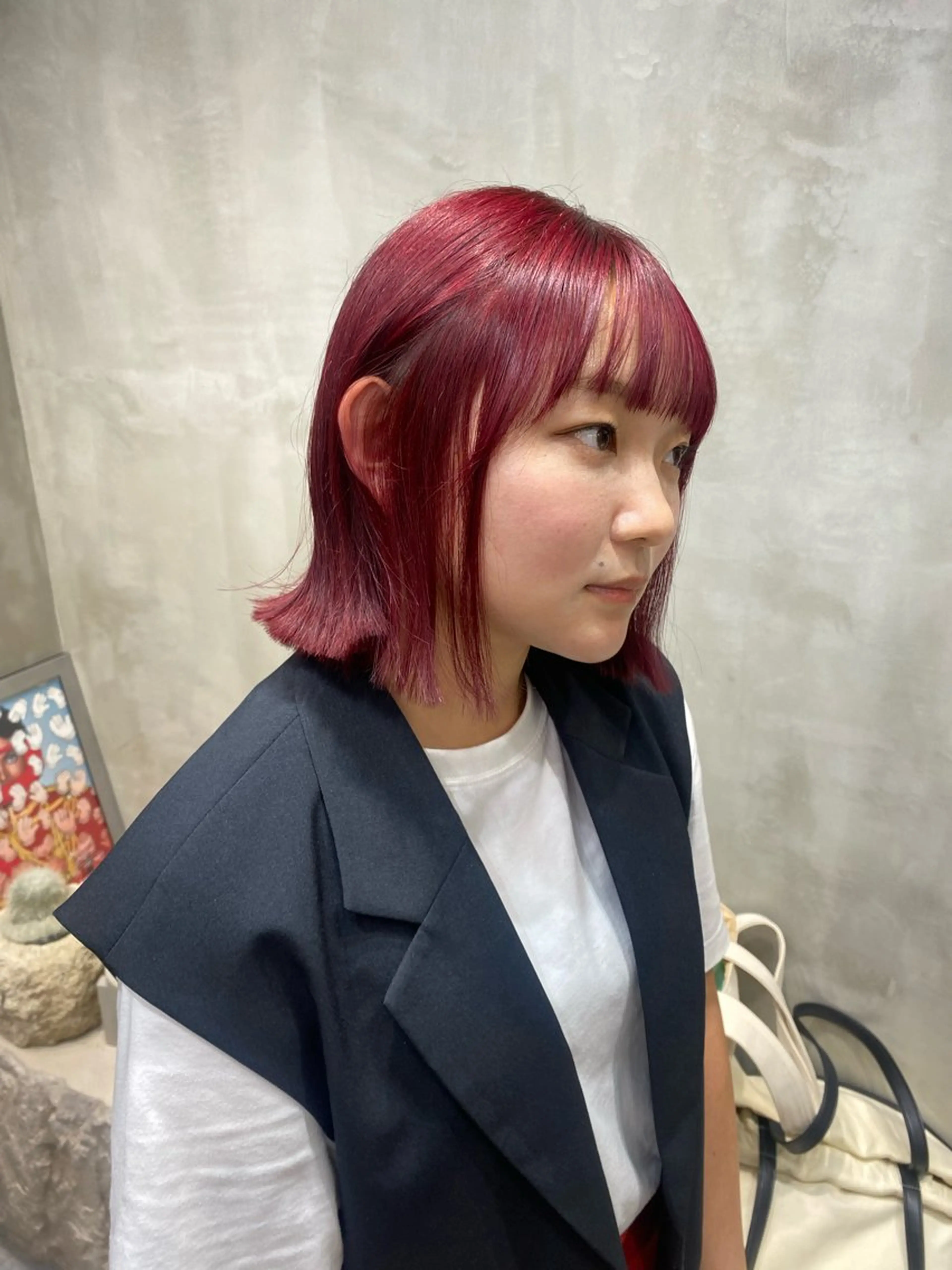 ミディアム 🍈yurina パーマ🍈のヘアスタイル