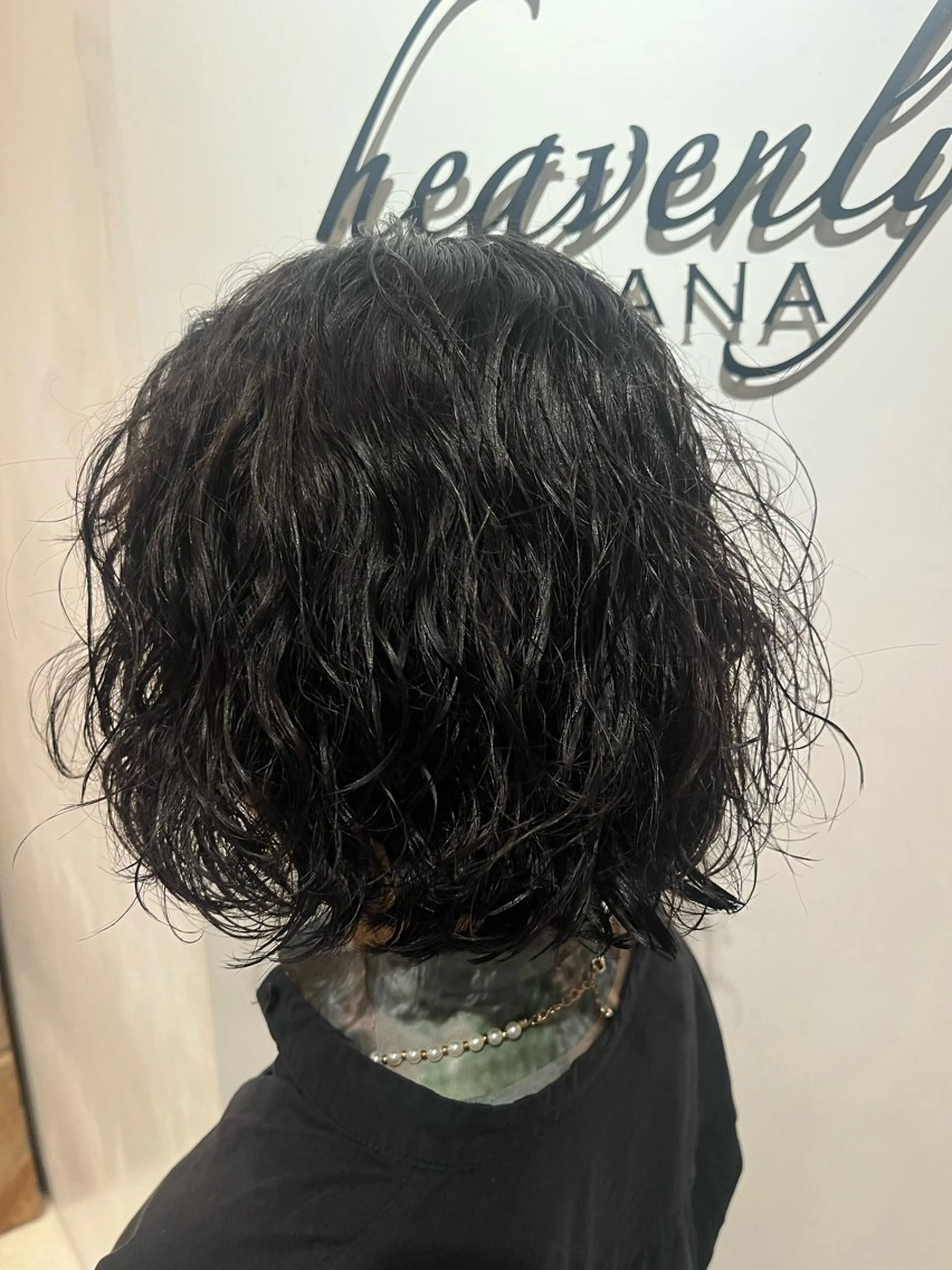 ミディアム パーマ 和 真のヘアスタイル