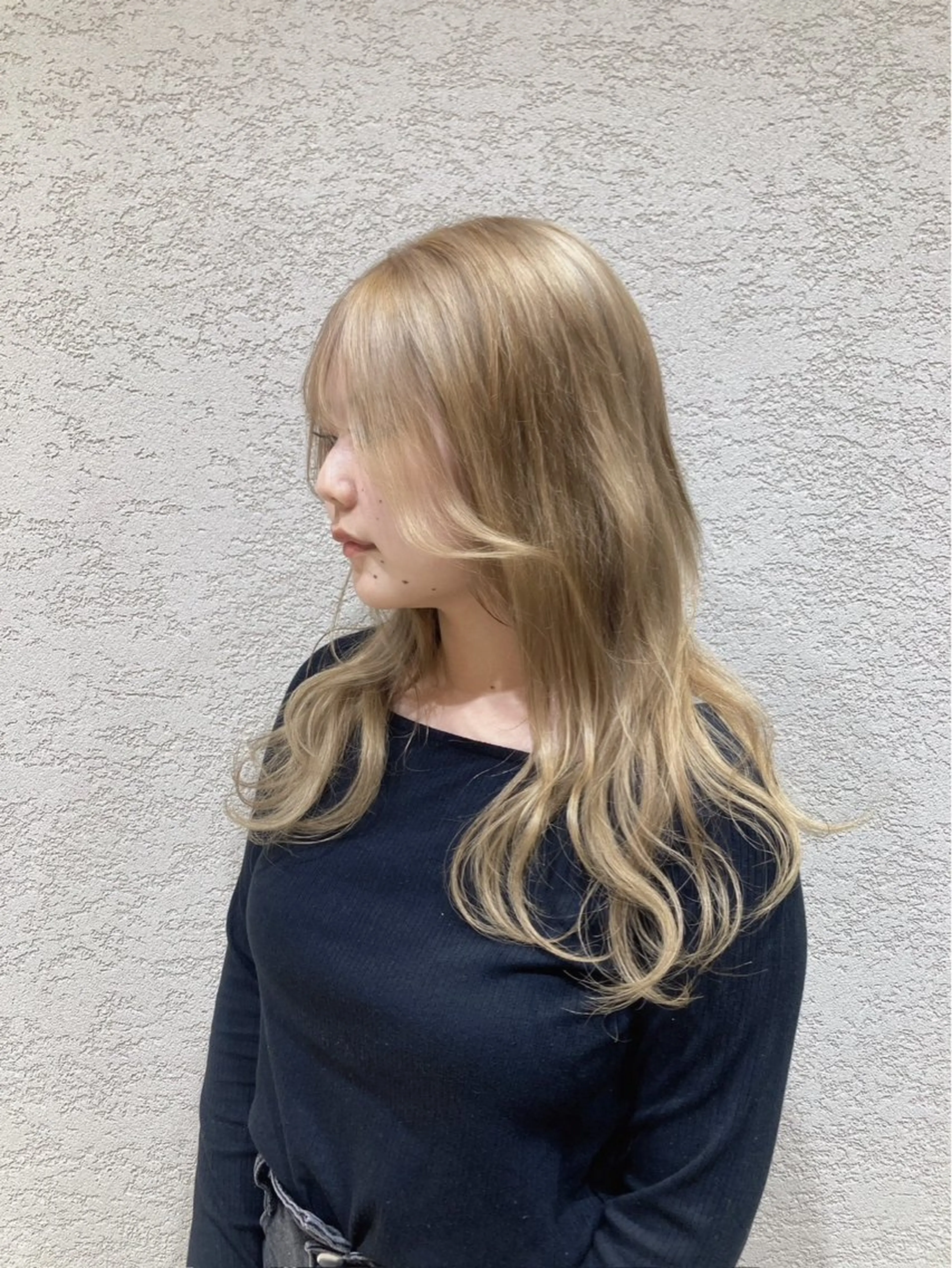 ロング カラー ヘアカラー 竹田 真梨子のヘアスタイル