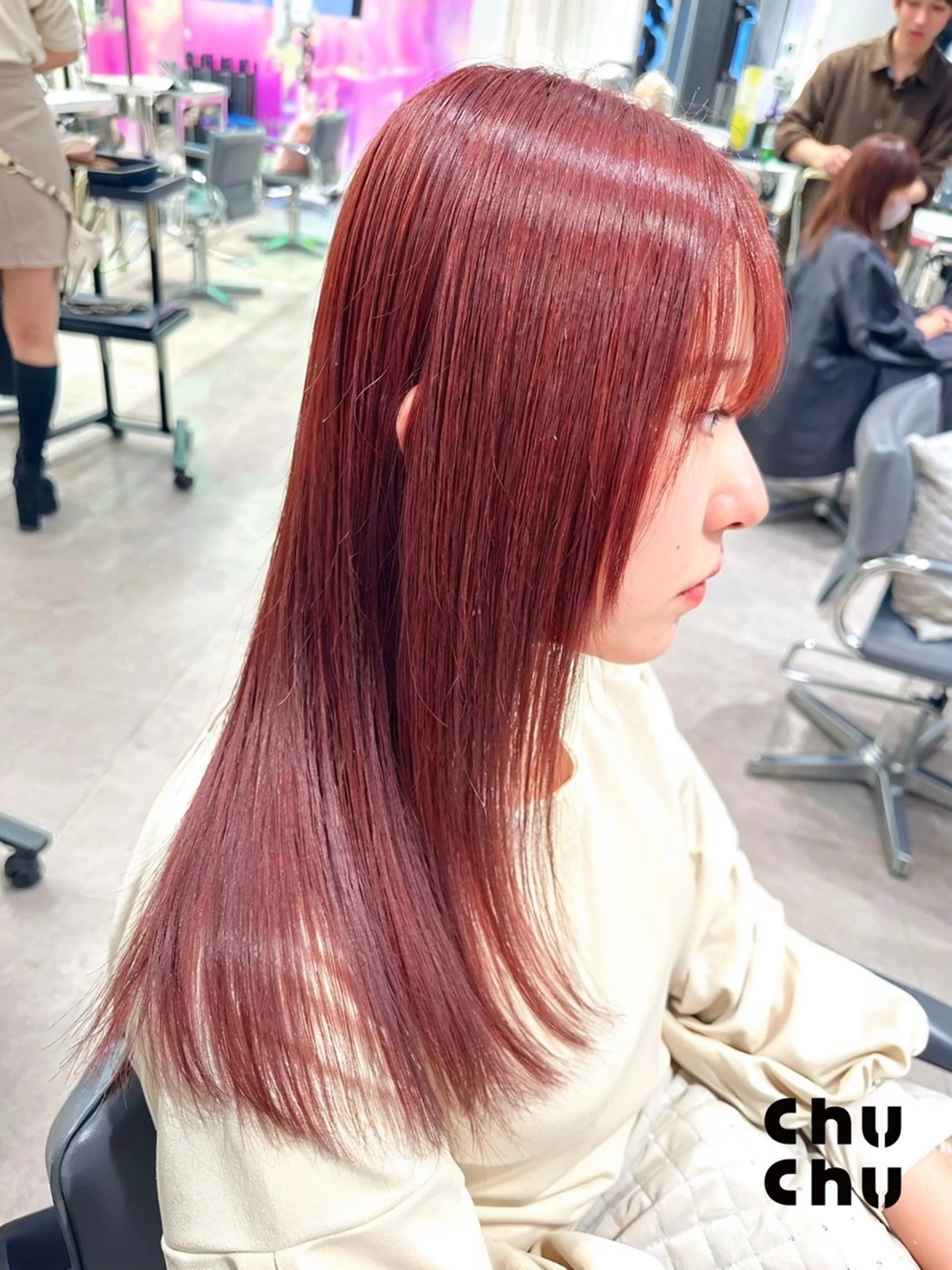 セミロング カット ヘアカラー トリートメント 渋谷韓国ヘア🇰🇷 SAYAKA🩶ᩚのヘアスタイル