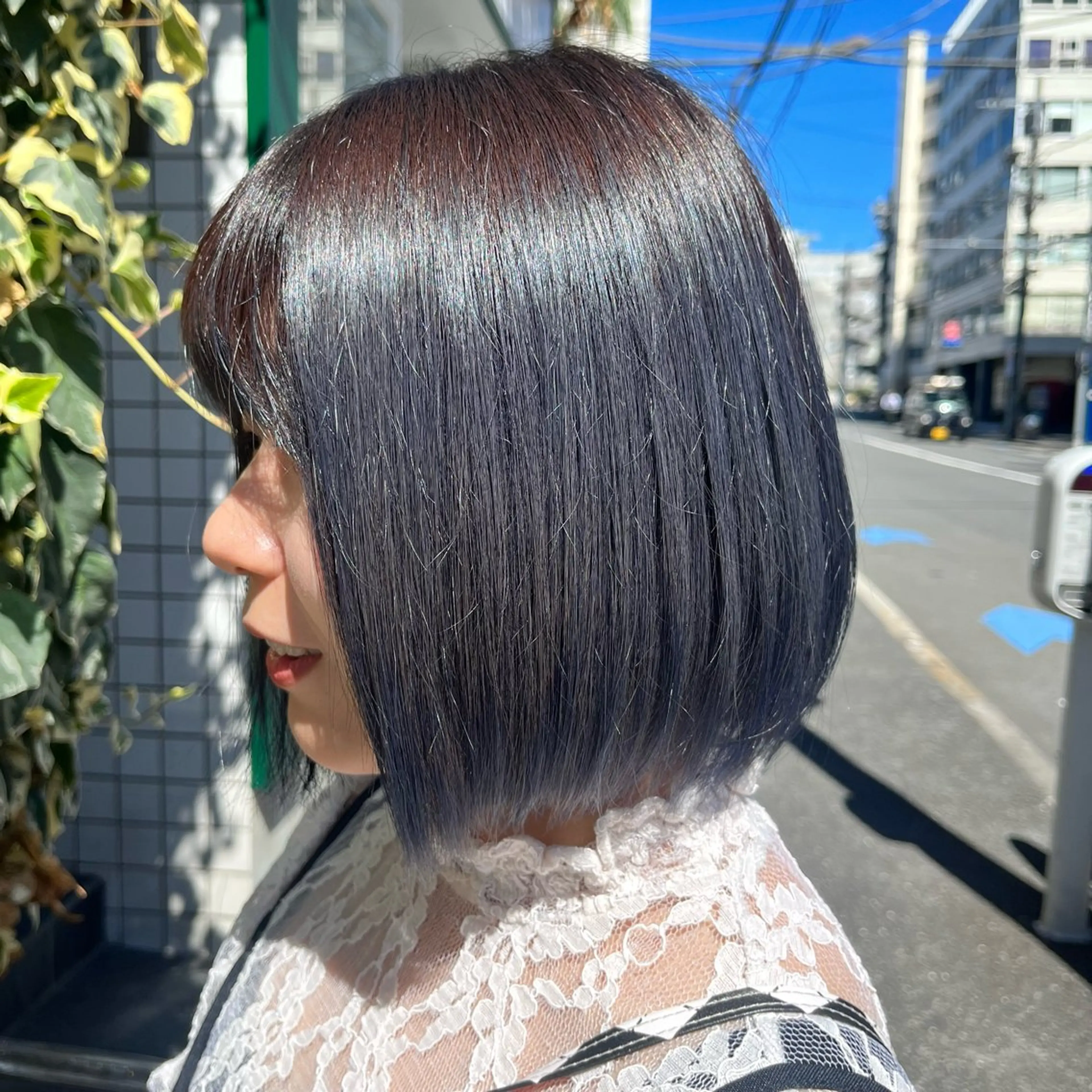 ショート アッシュ アッシュグレー ヘアカラー トリートメント 🦋ニュアンスカラー mary's🦋原宿のヘアスタイル