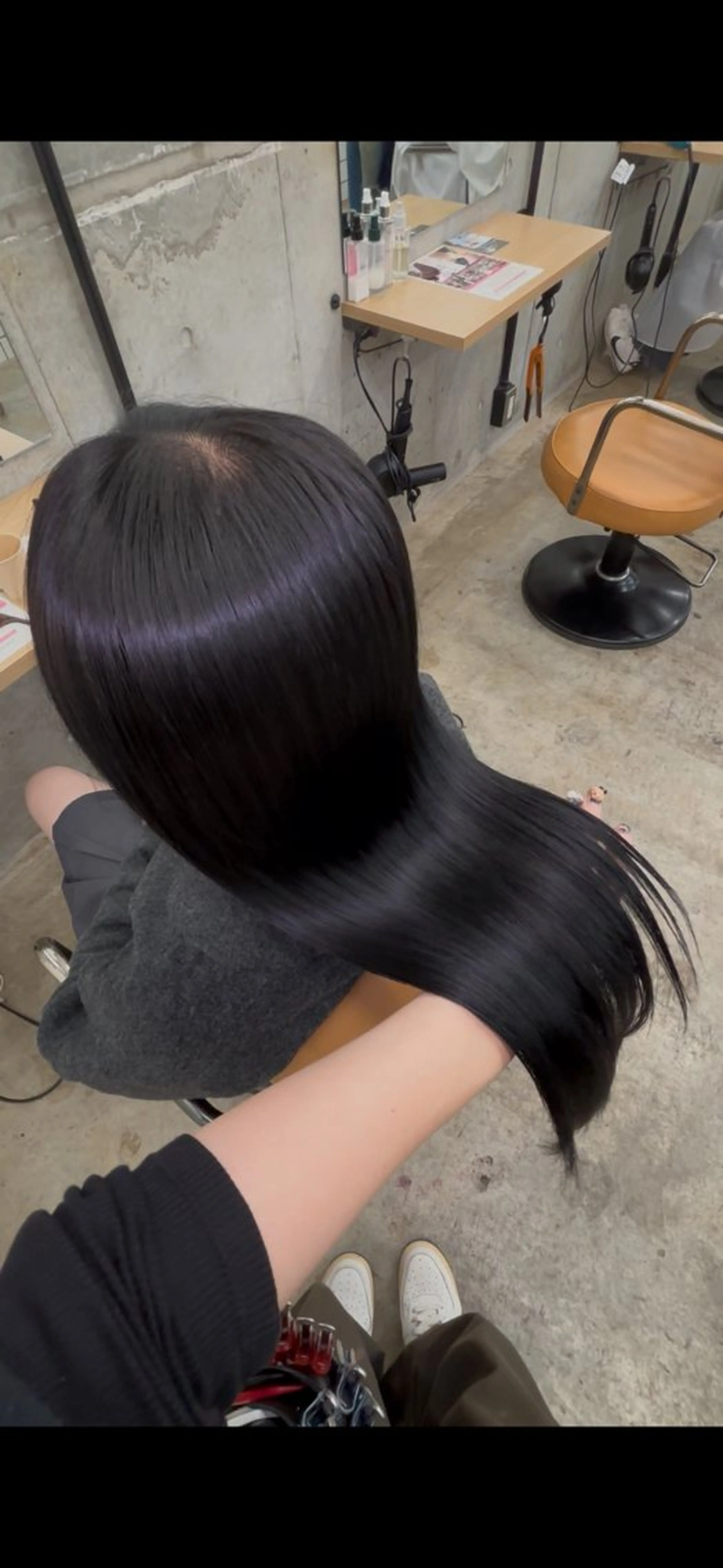 ロング カラー ロング 縮毛矯正 トリートメント ダメージレス艶カラー MISAKI🦋のヘアスタイル