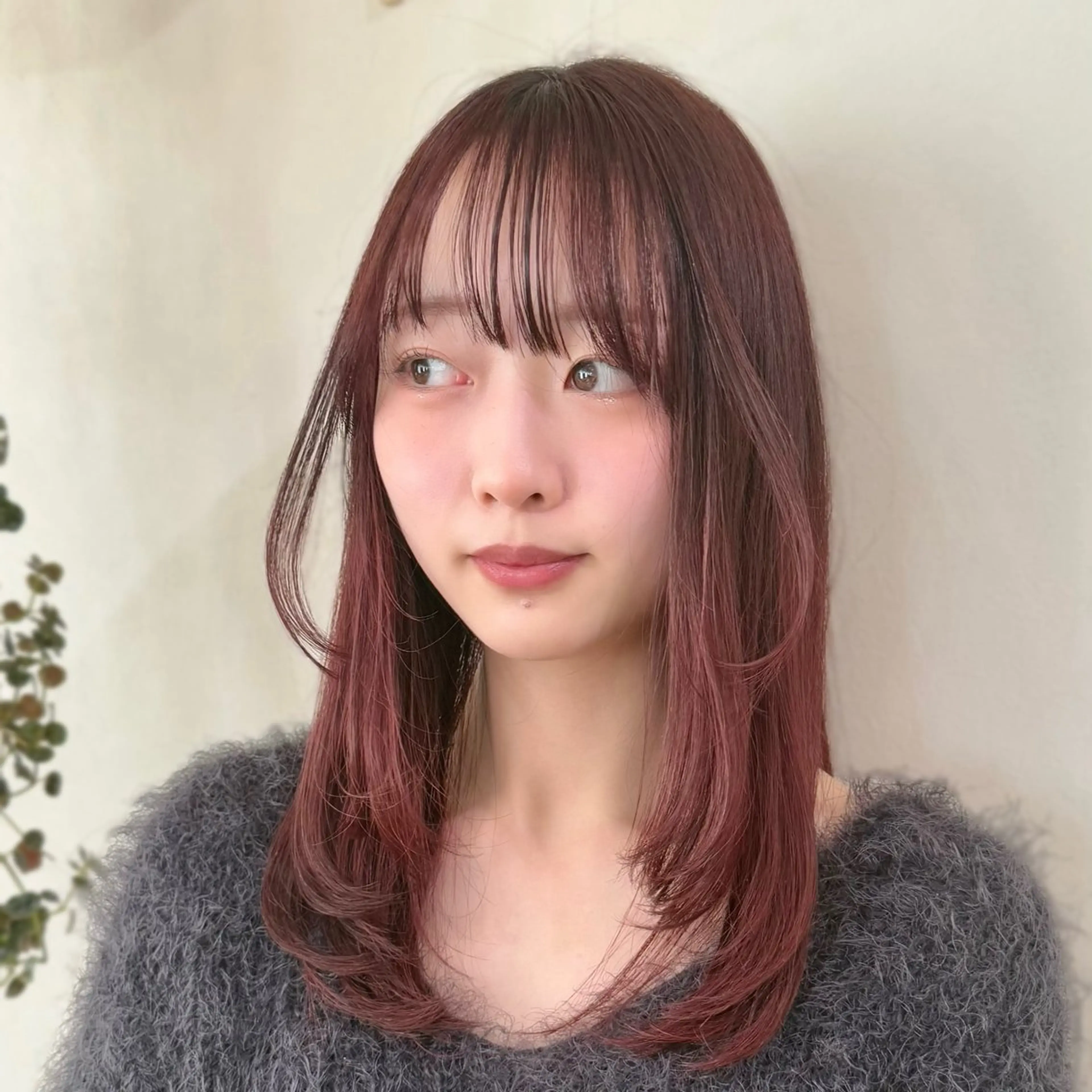 ロング カラー カット ヘアカラー トリートメント マツエク/men's /透明感/さくらのヘアスタイル