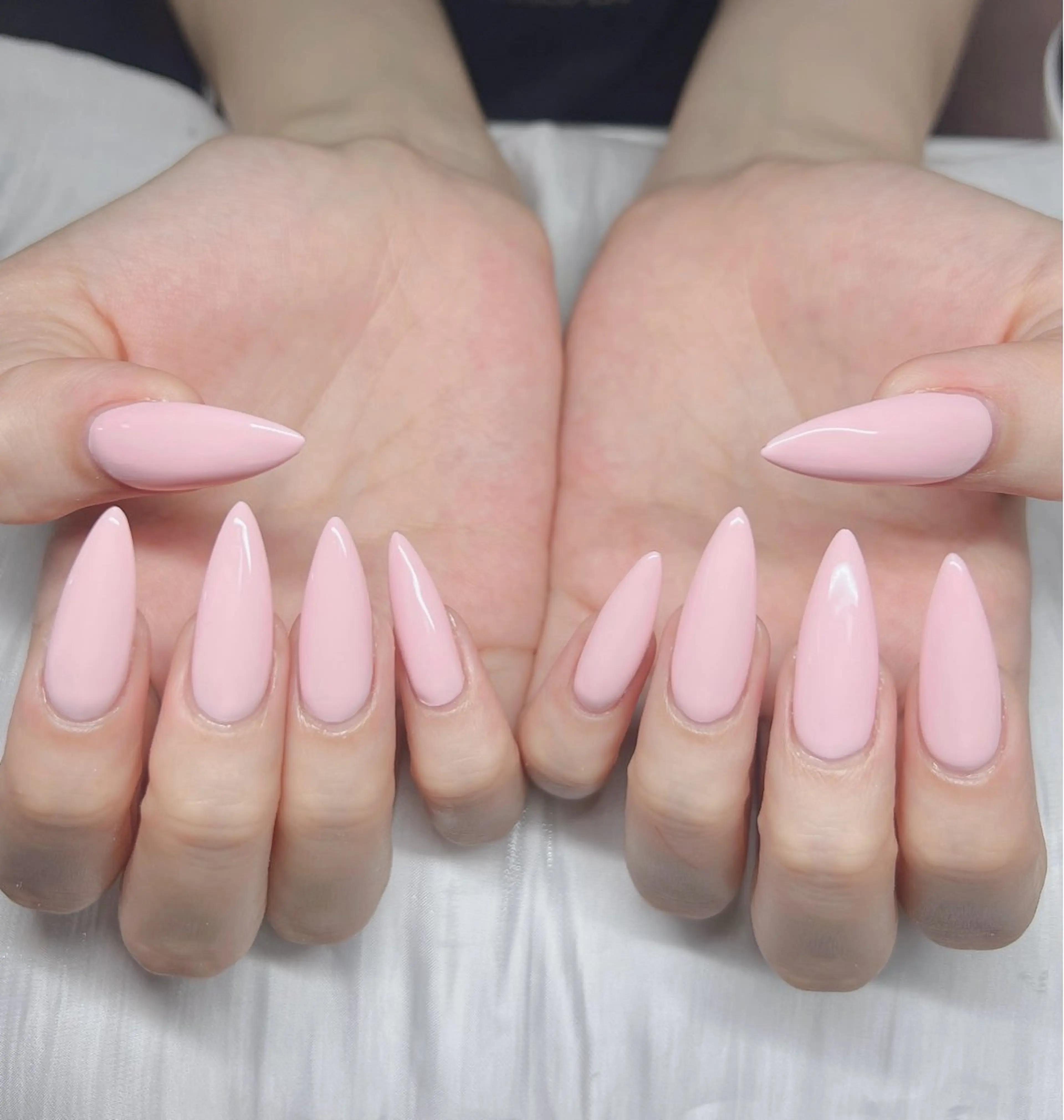 ネイル 長さ出し グラデーション キラキラネイル マグネットネイル ニュアンスネイル ハンドネイル Lee Nails チップ長さだし専門店のネイルデザイン