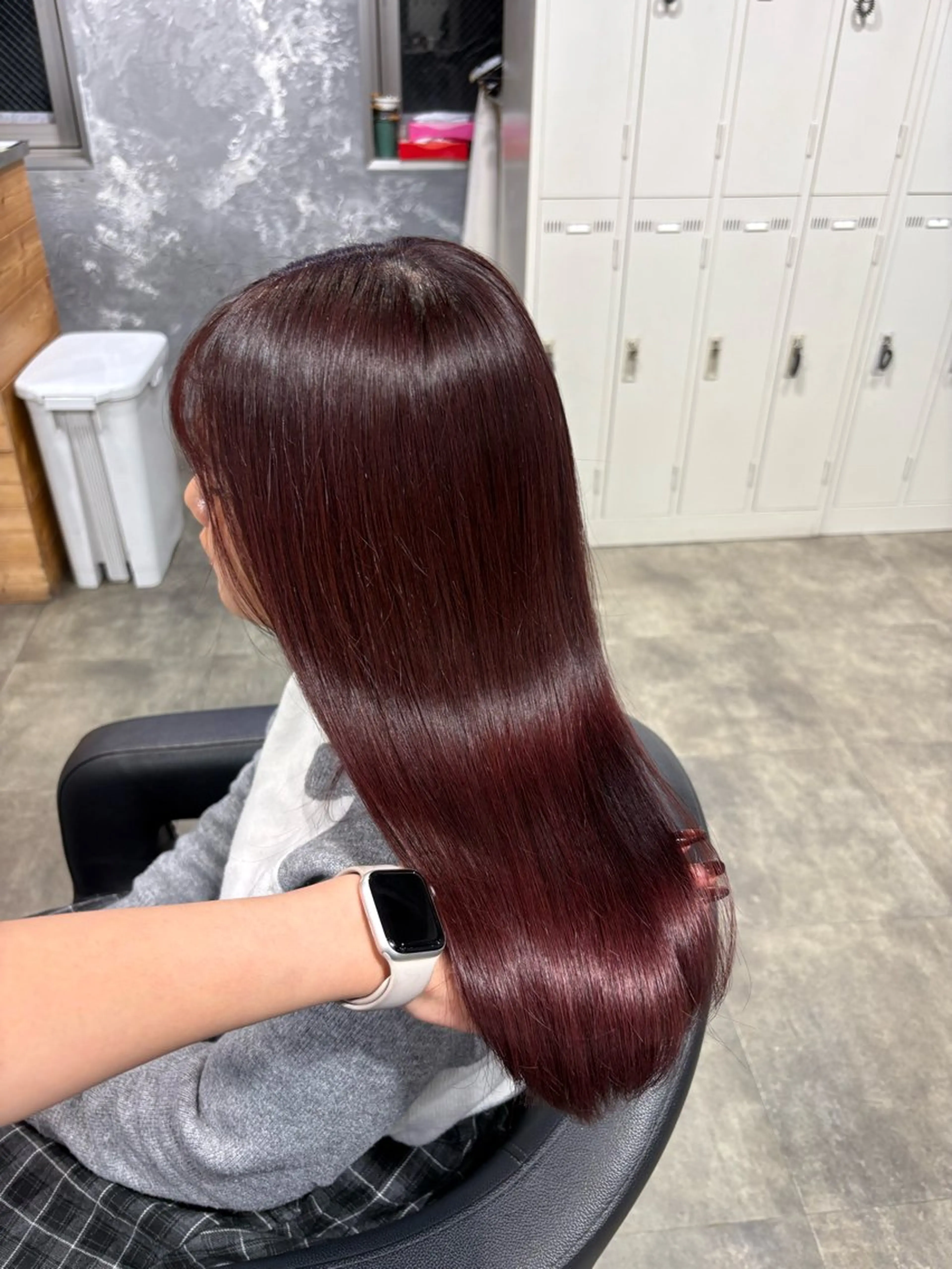 ロング カラー ヘアカラー ヘアセット ハイトーン 横浜💞ミオのヘアスタイル