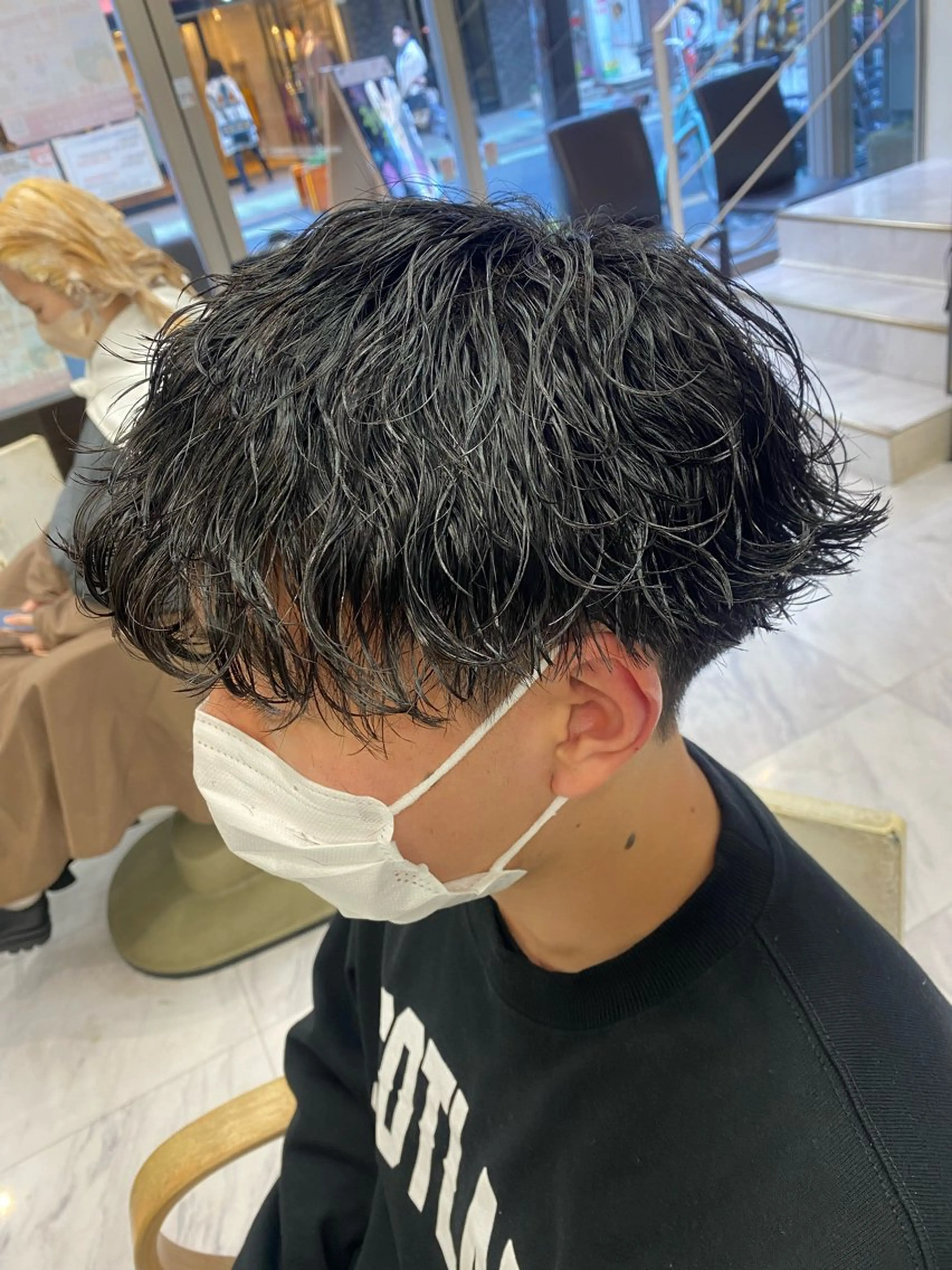 パーマ メンズ メンズパーマ メンズツイストパーマ 波巻きパーマ スパイラルパーマ ツイストパーマ カット パーマ トリートメント 🌴パーマオタク🌴 長谷川　諒佑🌈のヘアスタイル