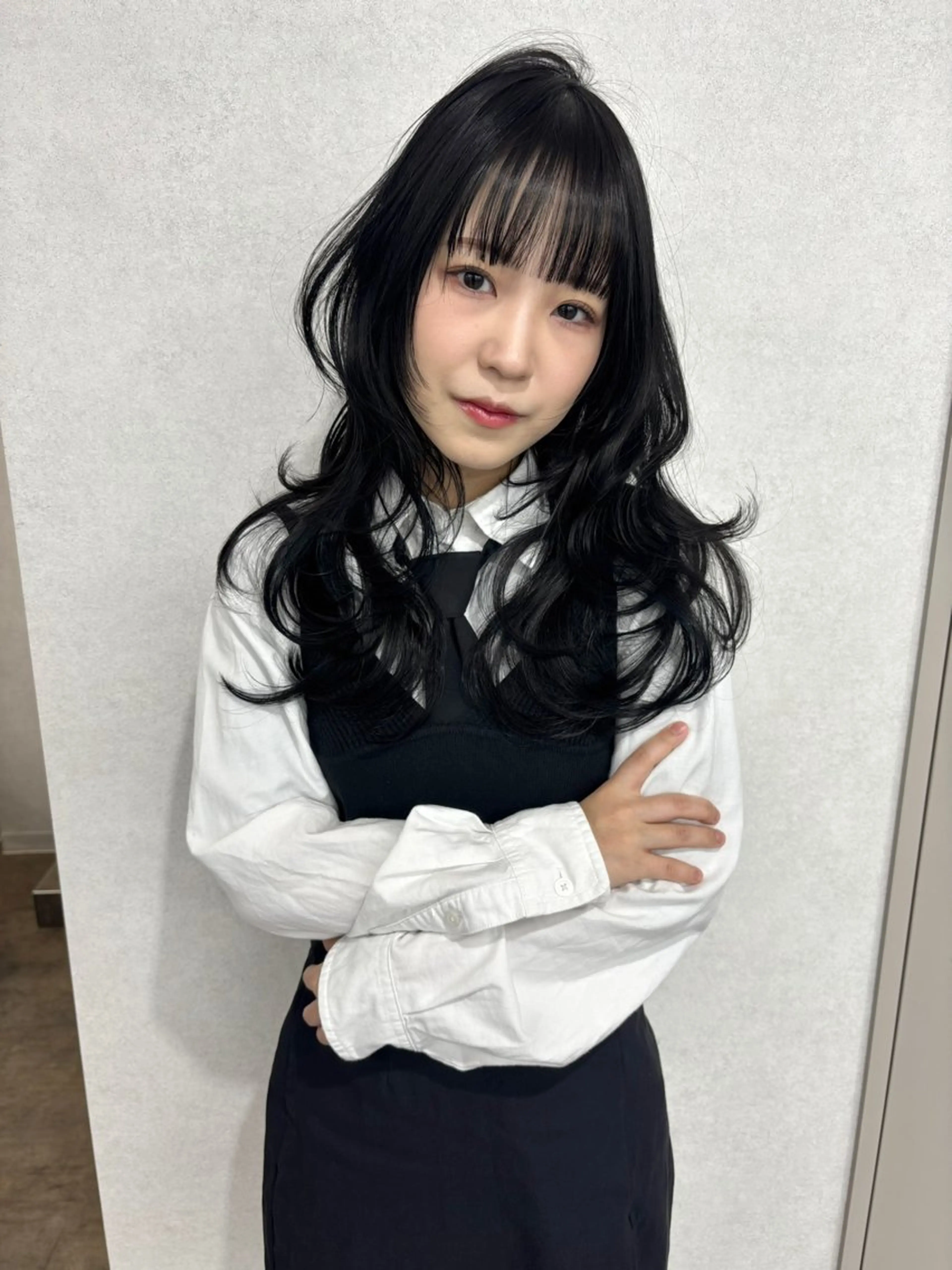 ロング カラー 流行りのレイヤーカッ ト得意💖akariのヘアスタイル
