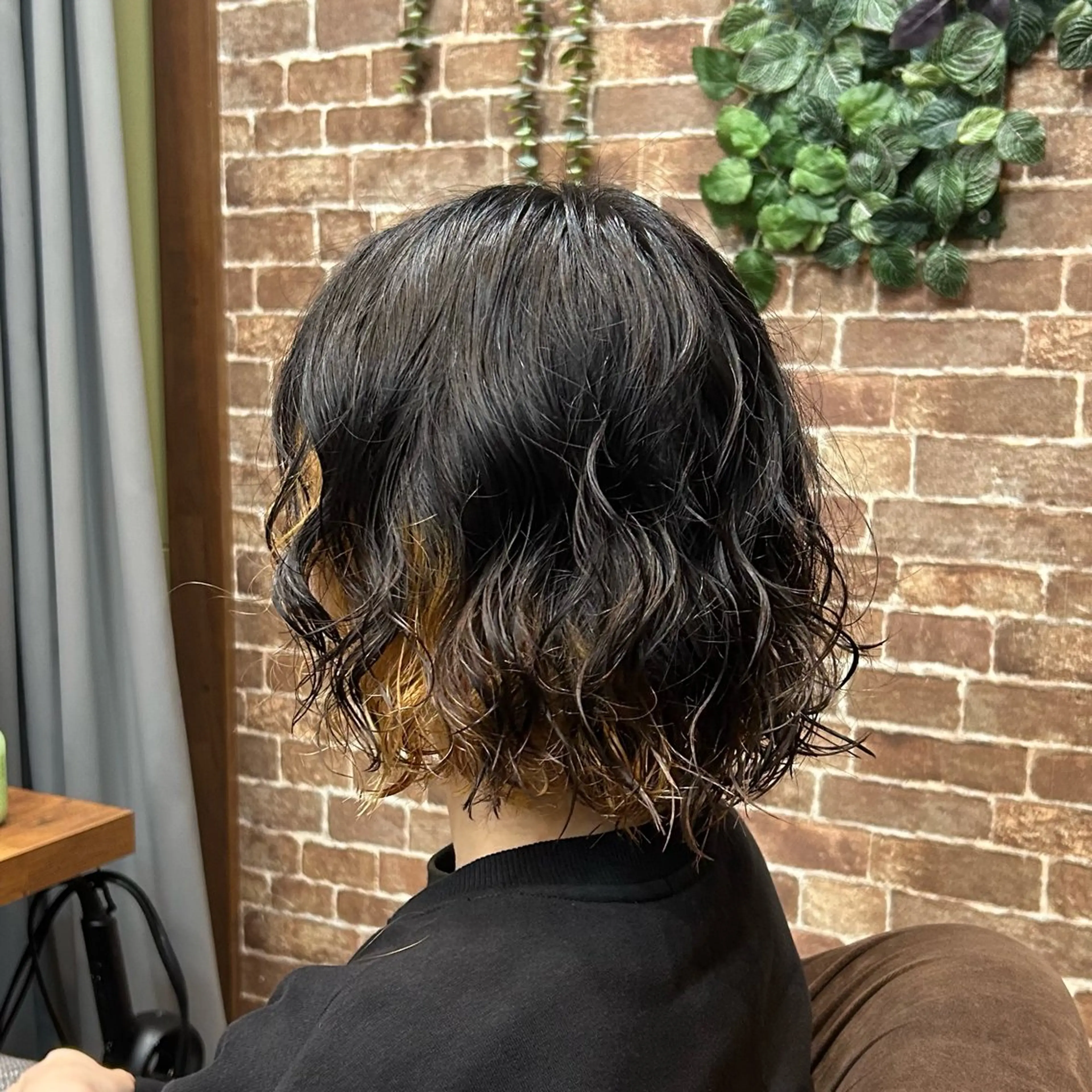 レディースカット✂️+パーマ🌀(ボブ・ミディアム)の写真