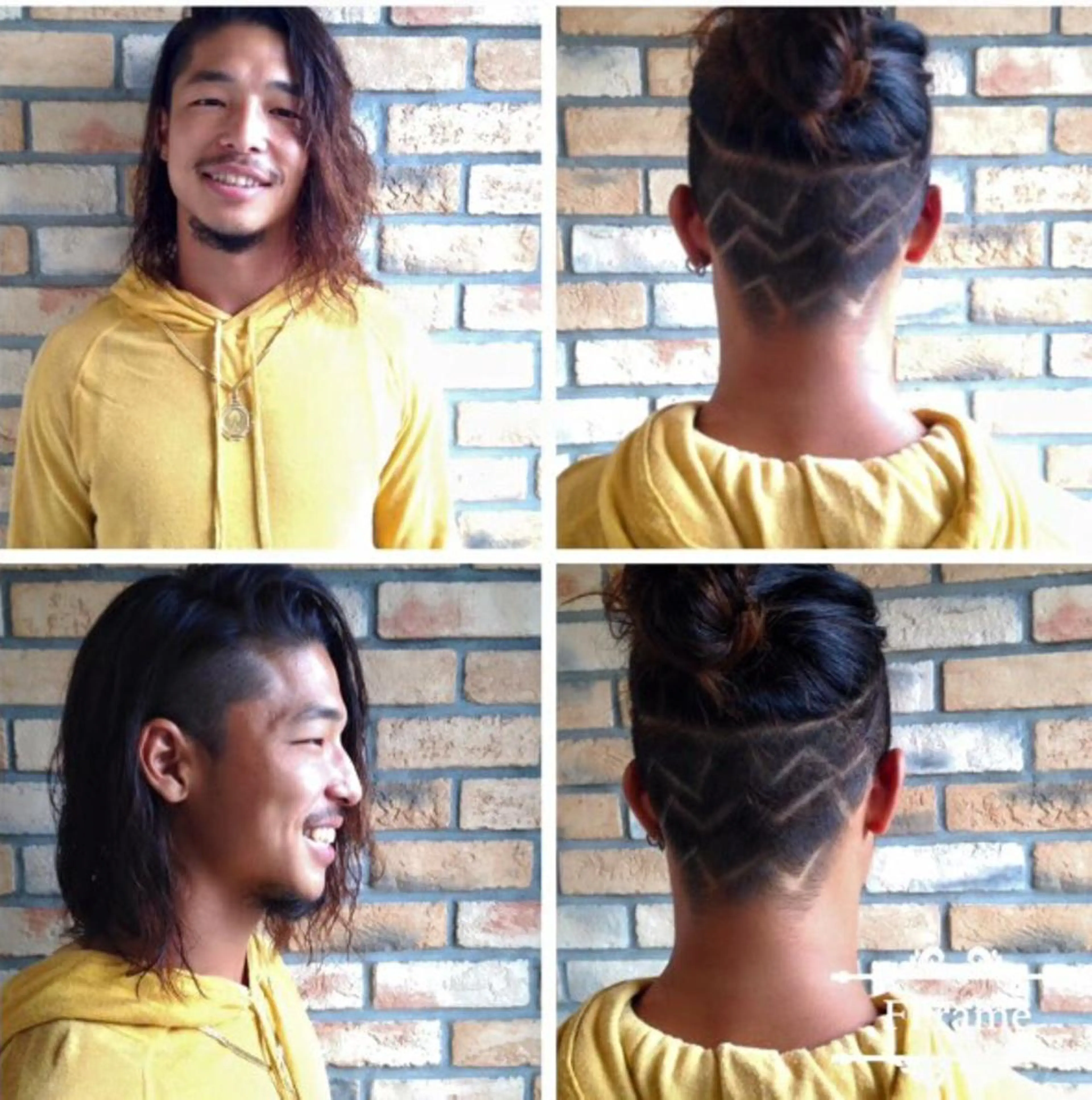 セミロング カラー パーマ ヘアアレンジ メンズ DISCOHAIRsanc（ルジャルダン町田）所属・烏山 達也のヘアスタイル