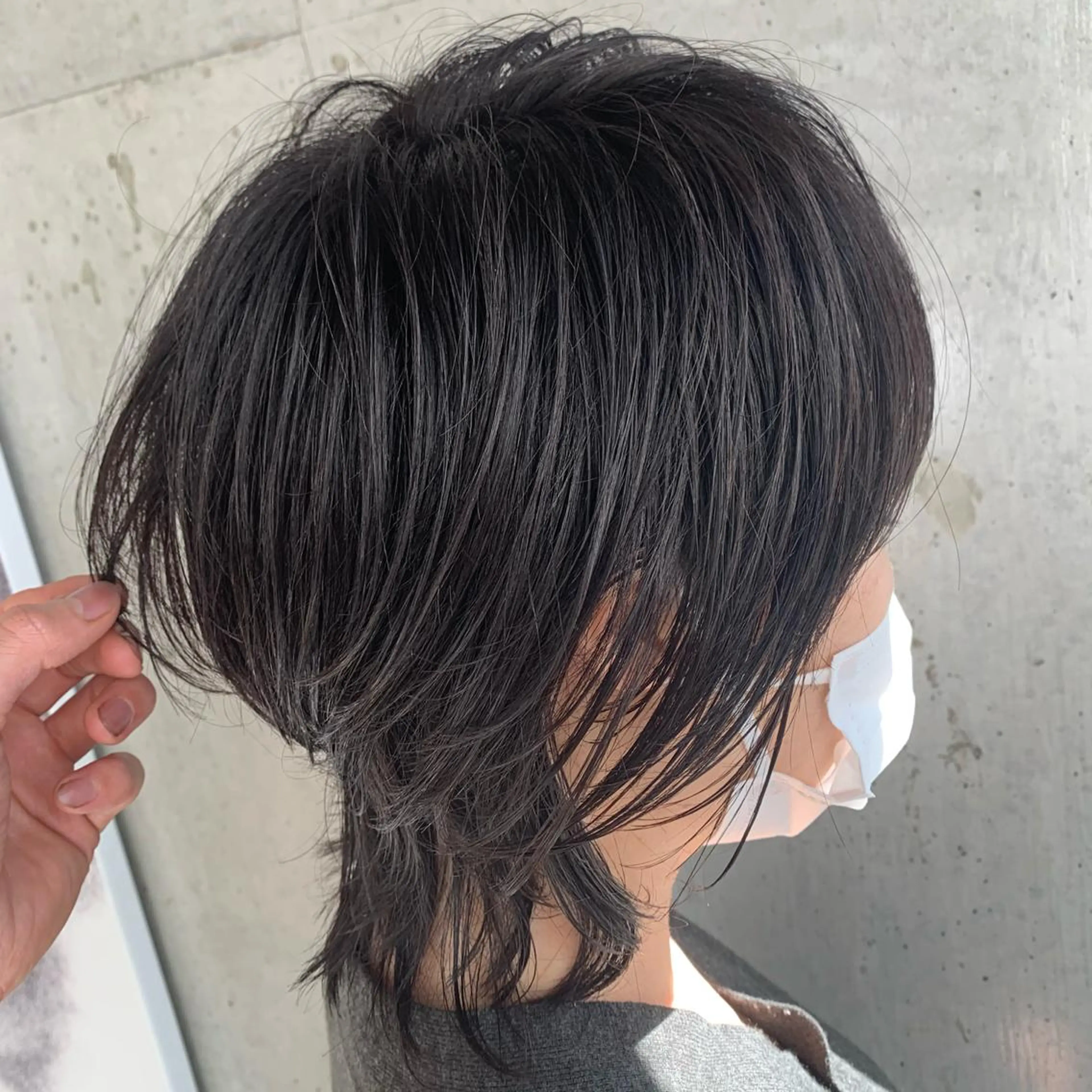 ショート hoNua. 栄/透明感カラーのヘアスタイル