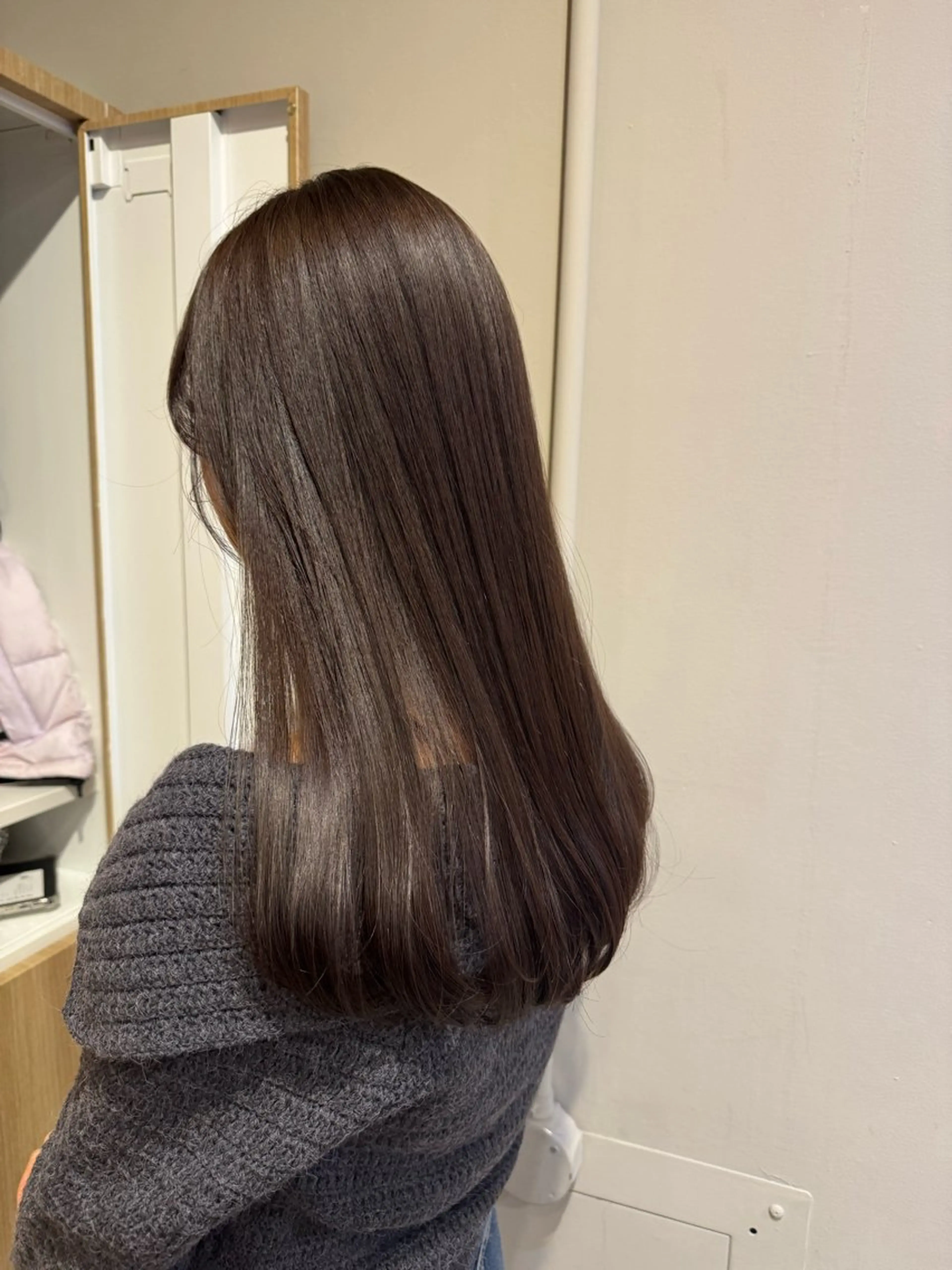 セミロング ベージュカラー推し ⭐️kiraraのヘアスタイル