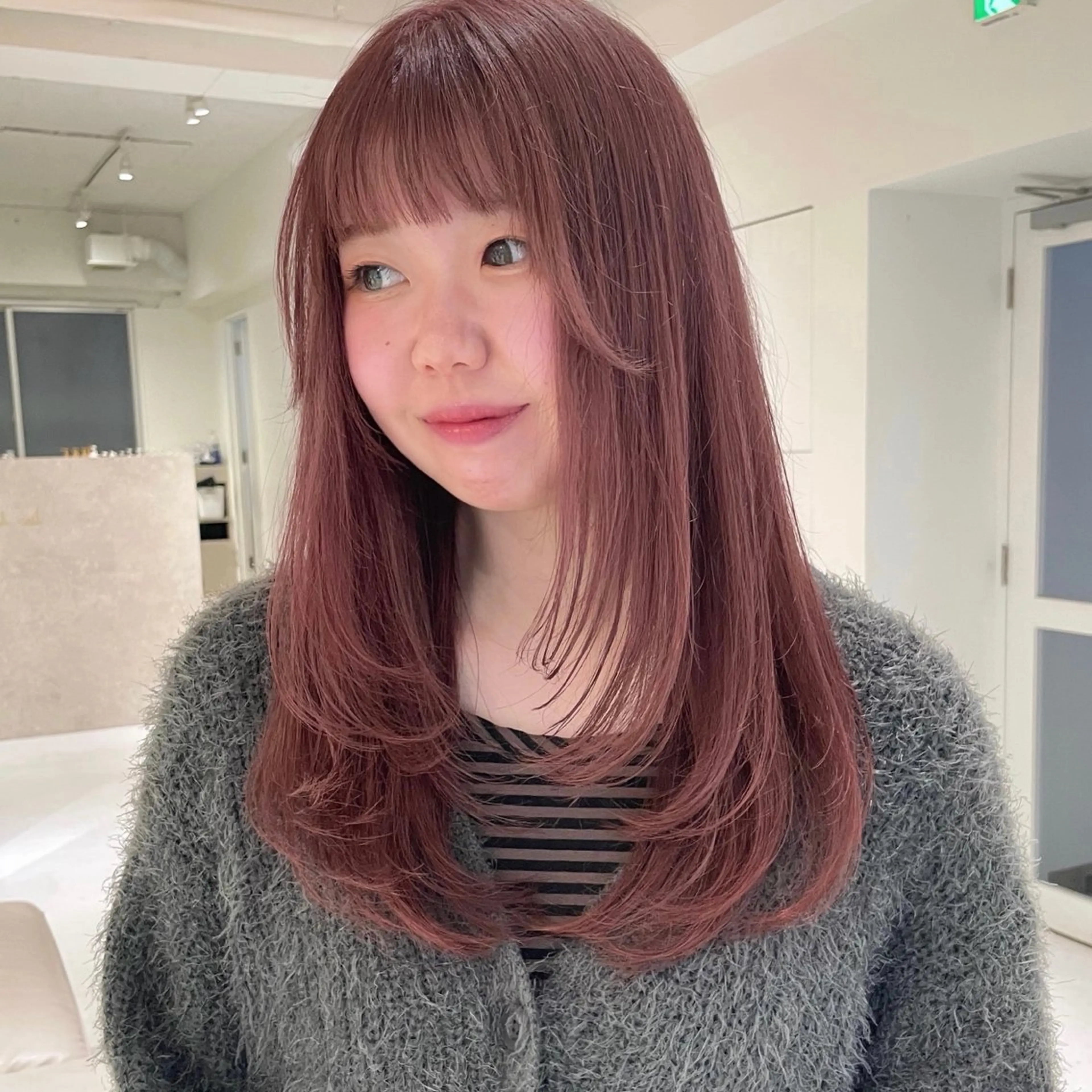 ロング カット ヘアカラー haruko🎀 レイヤーカットのヘアスタイル