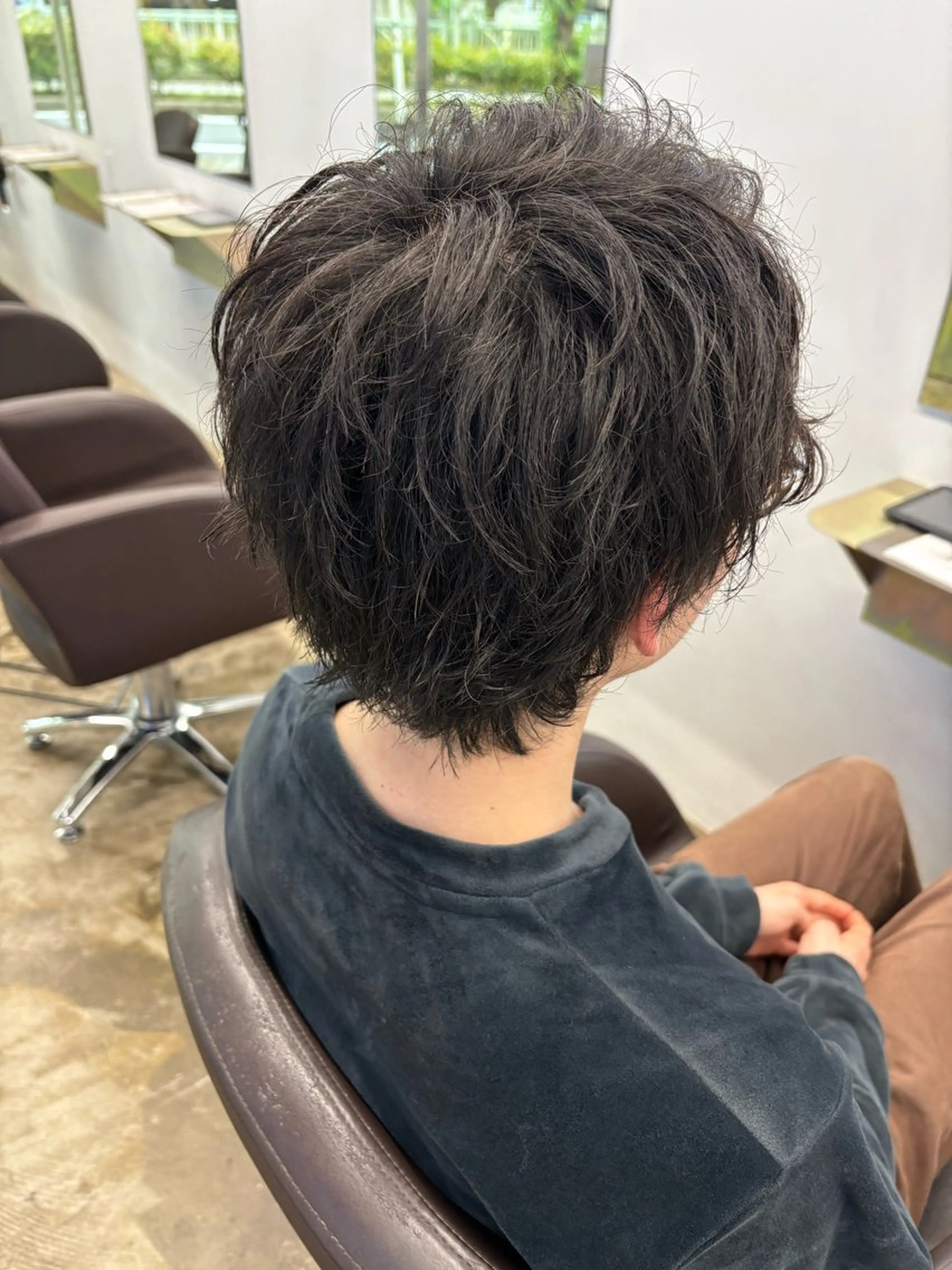 ショート UNSER prod by THE DAY所属・人見 風斗のヘアスタイル