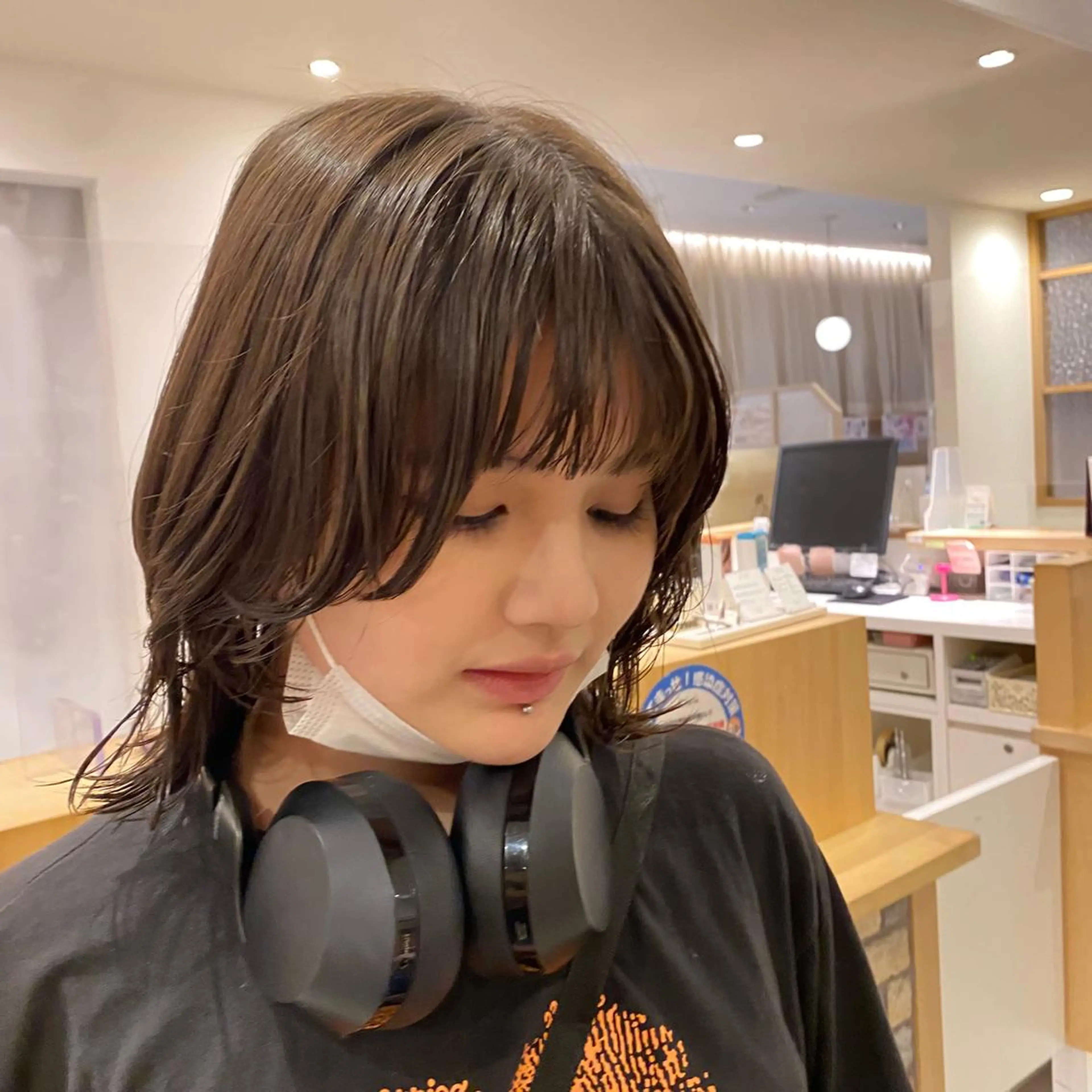 ミディアム 艶髪／シールエクステ 🌻ノゾミ🌻のヘアスタイル