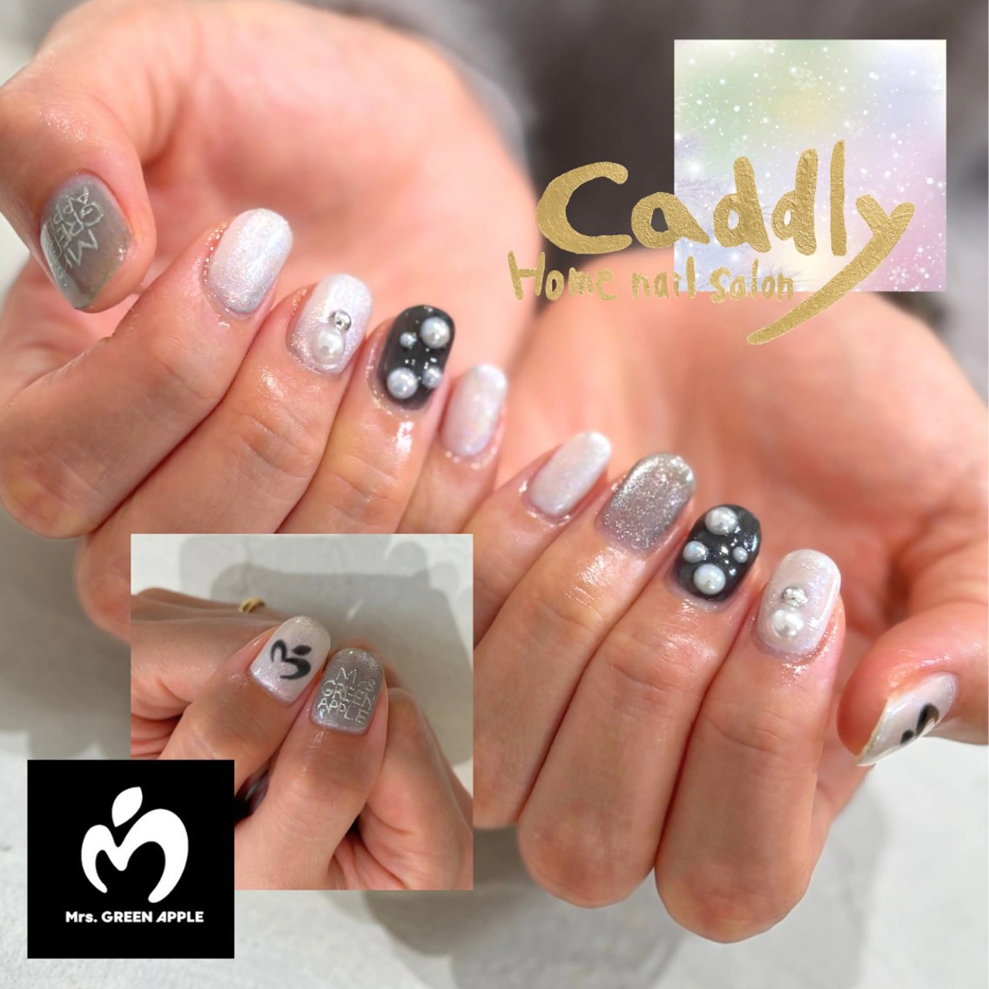 ネイル アートネイル ハンドネイル caddly naoのネイルデザイン