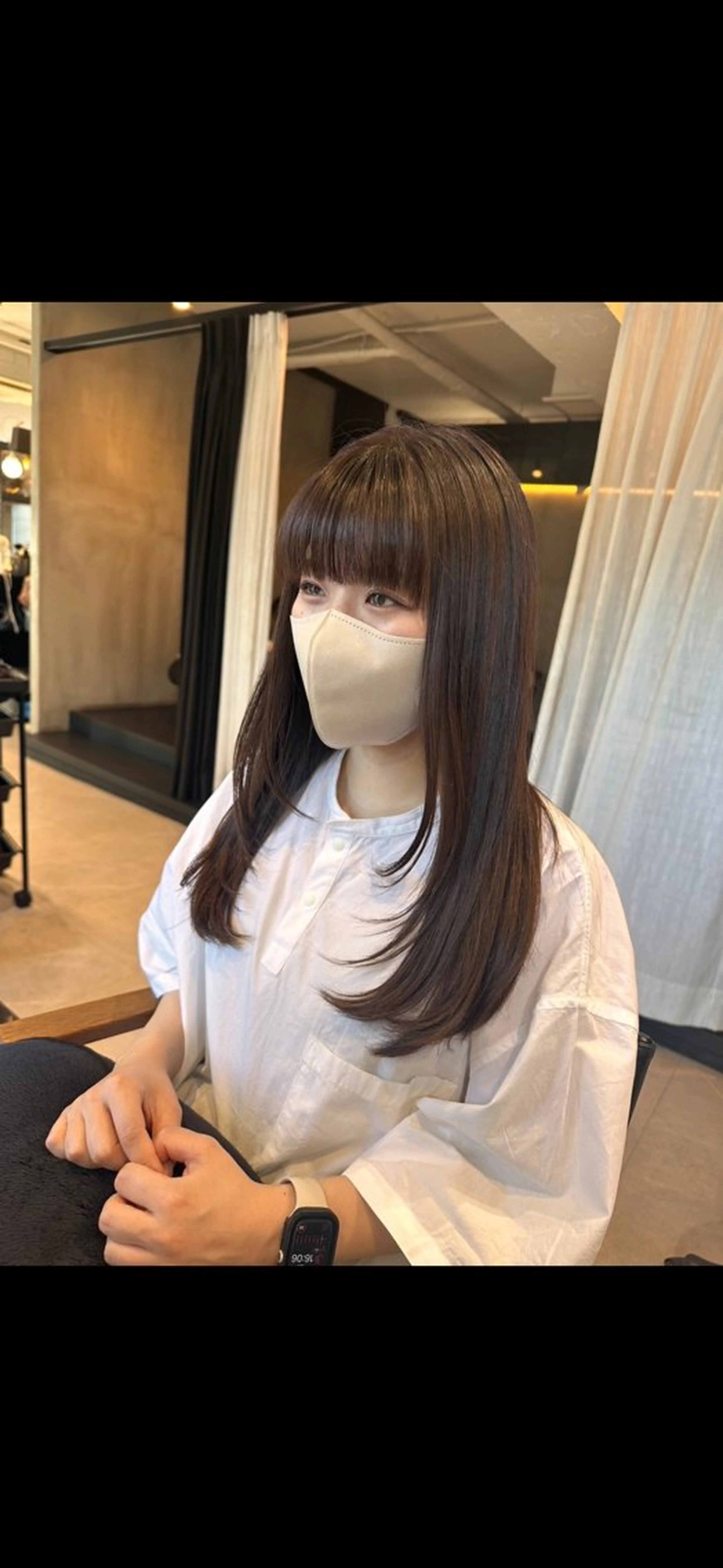 ロング トリートメント ULTOWA🩵 佐取歩のヘアスタイル