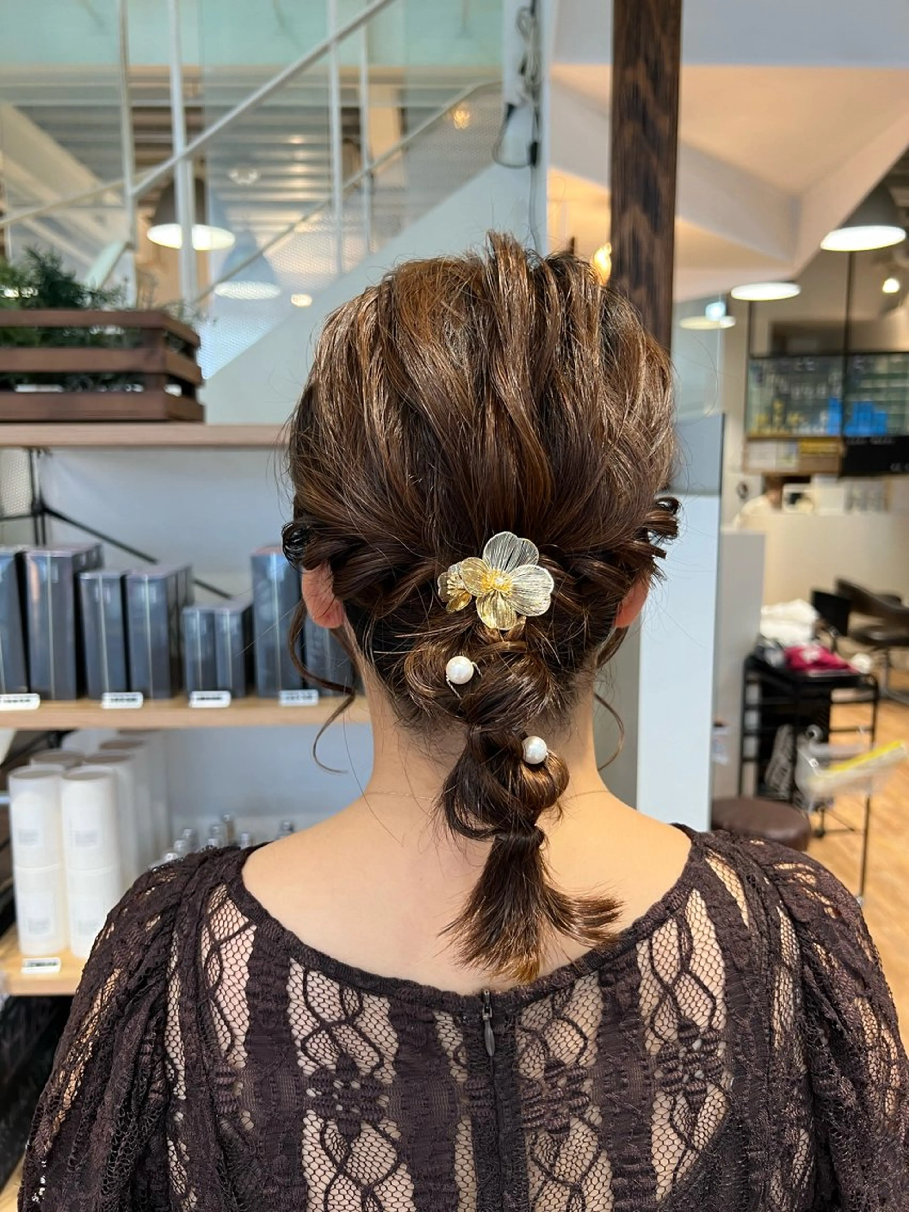 ヘアアレンジ ヘアセット インナーカラー♡ Nanakoのヘアスタイル