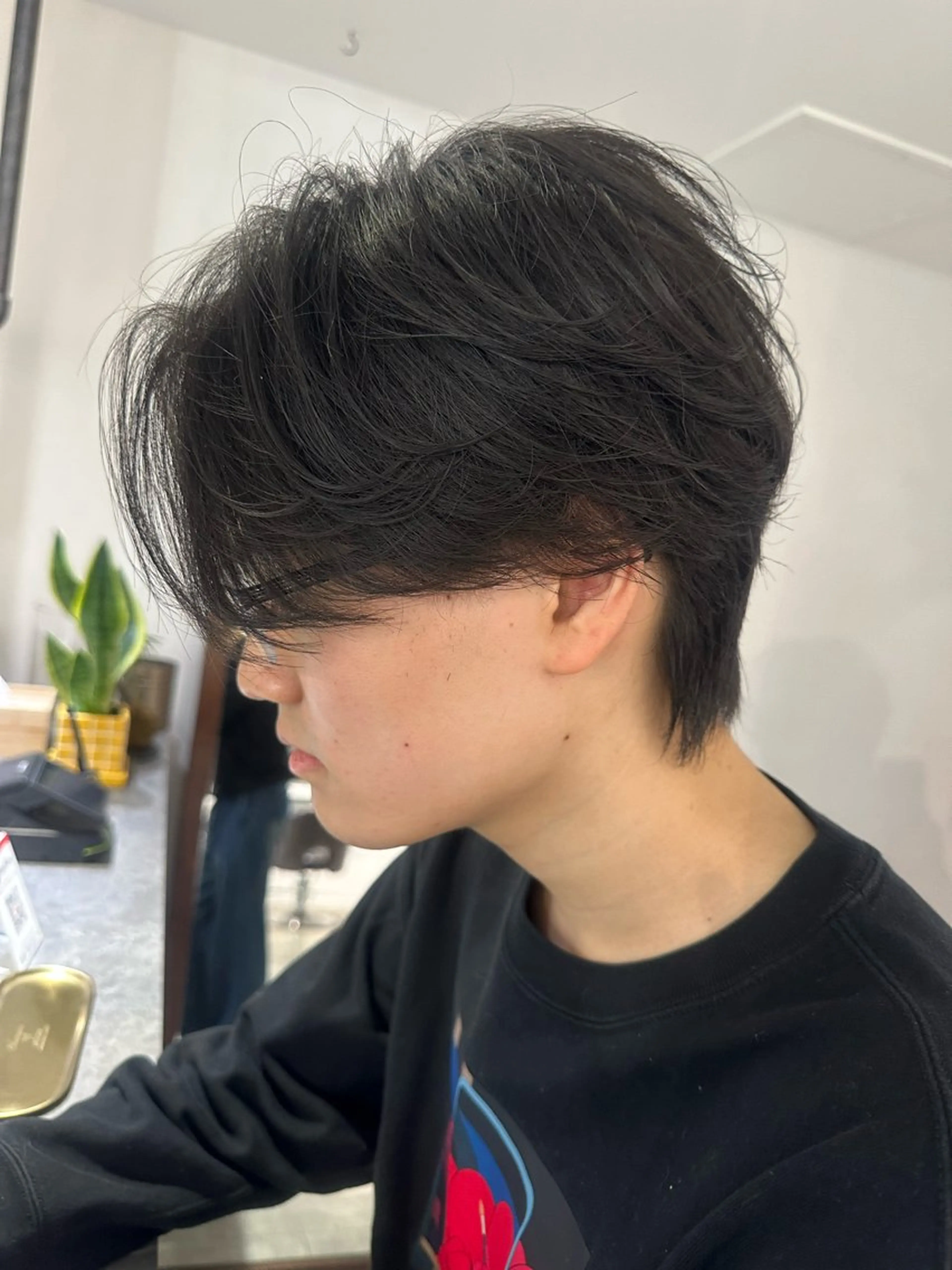 ✨メンズ限定✨直毛でも毛流れカール🧚🏻カット＋毛流れニュアンスパーマの写真