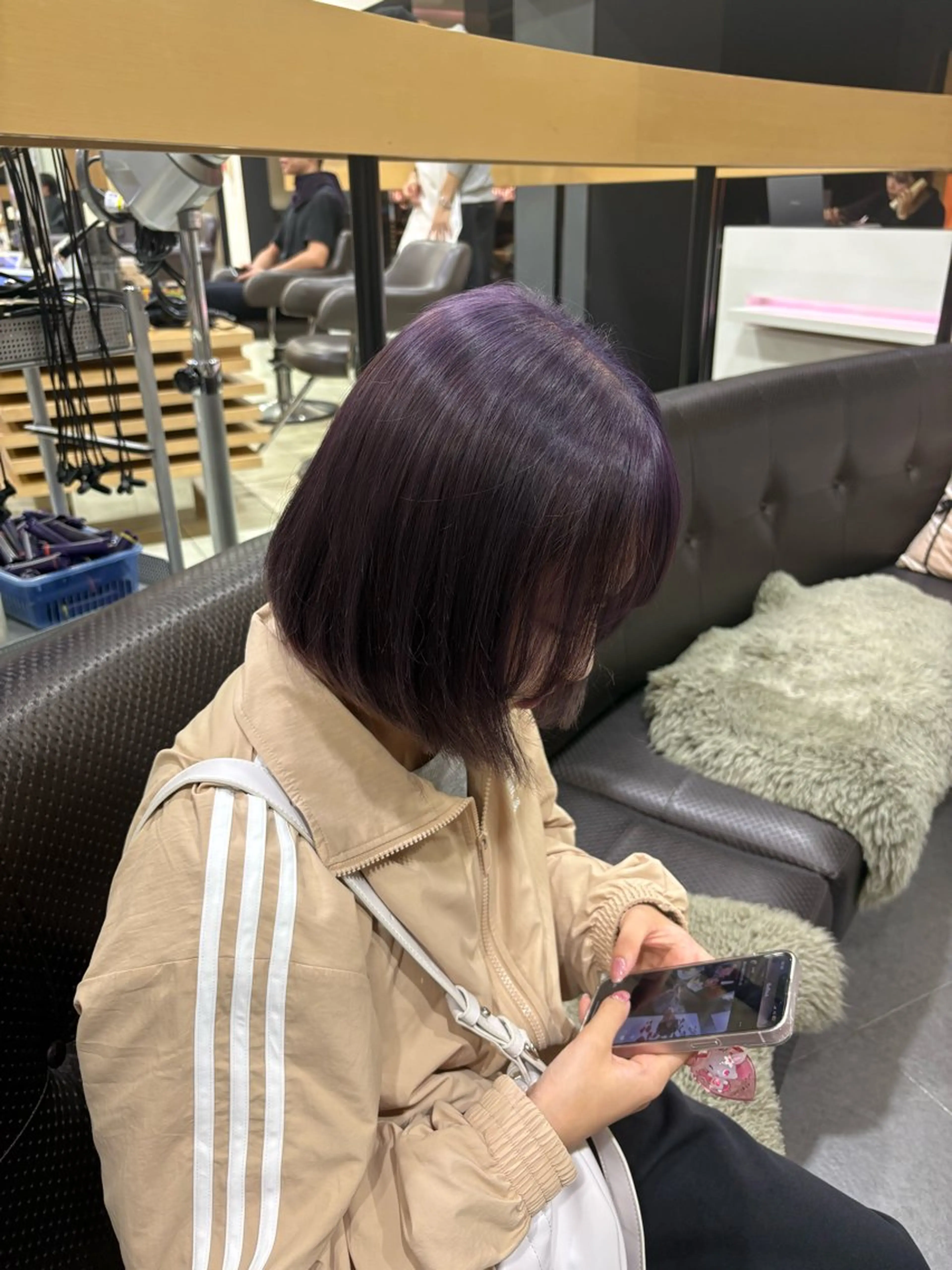 ショート ヘアカラー 透明感カラー🫧/ ブリーチ🇰🇷れいのヘアスタイル