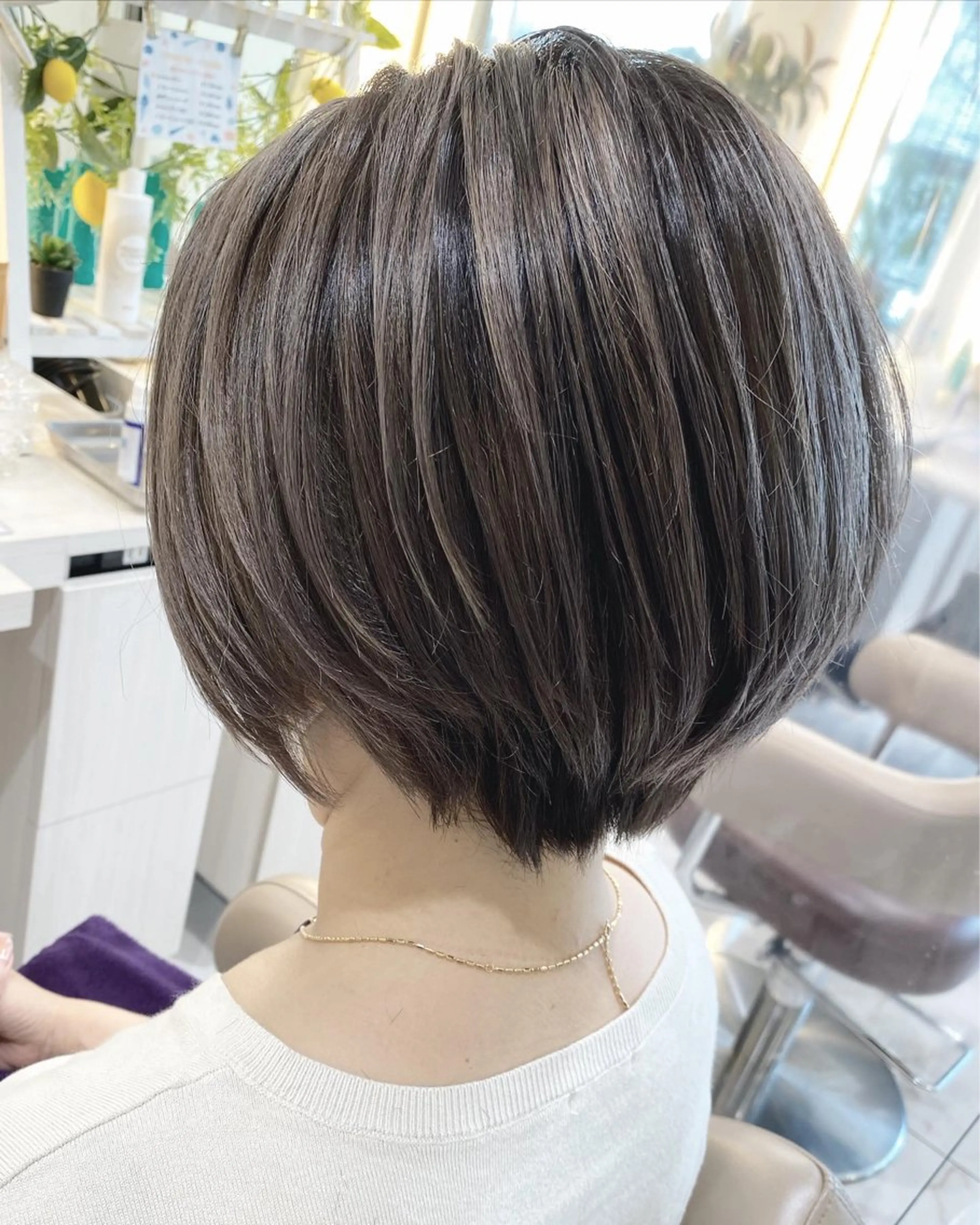 🌵 平日限定 🌵カット✂︎-5歳白髪ぼかしハイライトカラー💕の写真