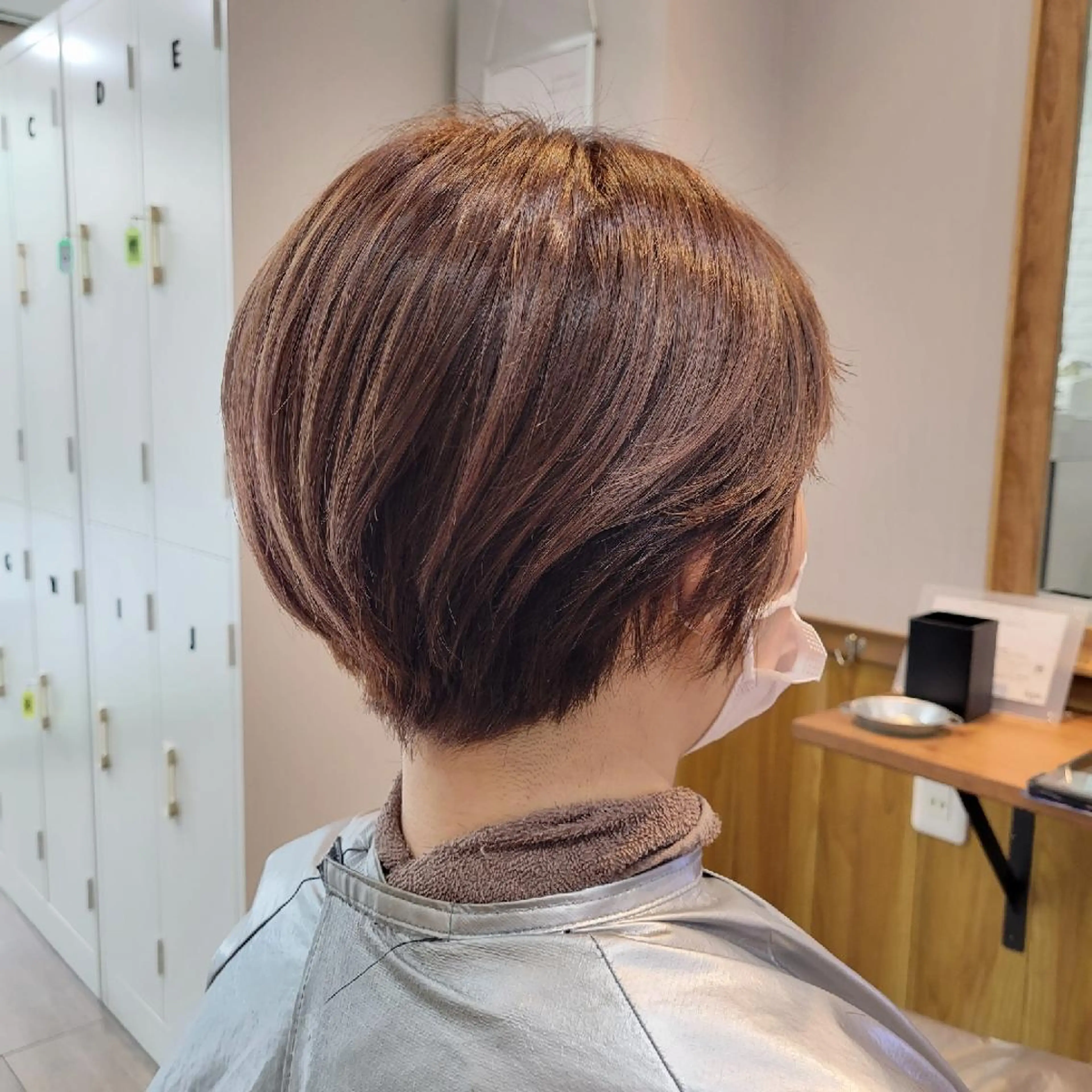 ショート ショートヘア Agu hair flower所属・E RIのヘアスタイル